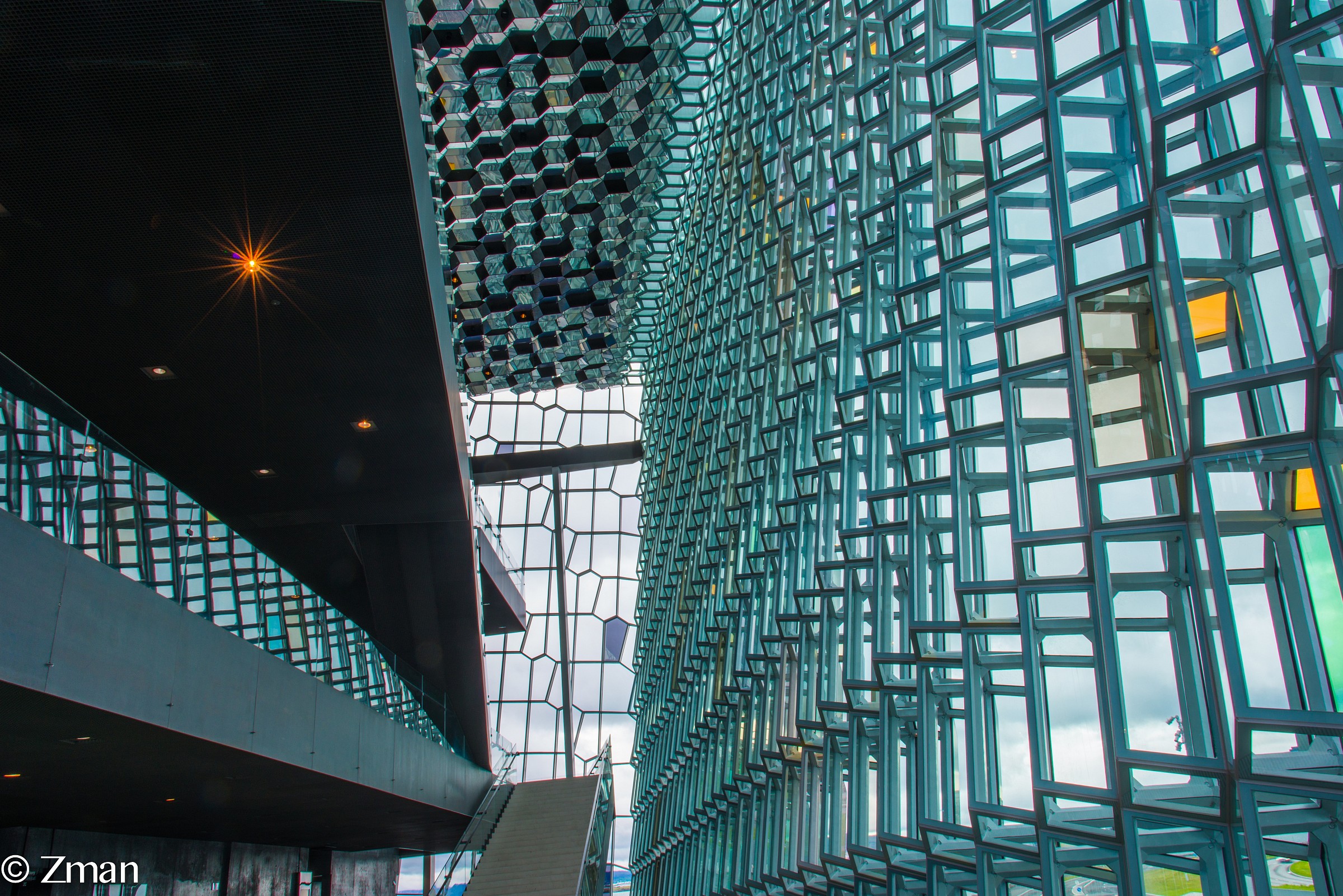 Detail Of The Interior of The Port Building