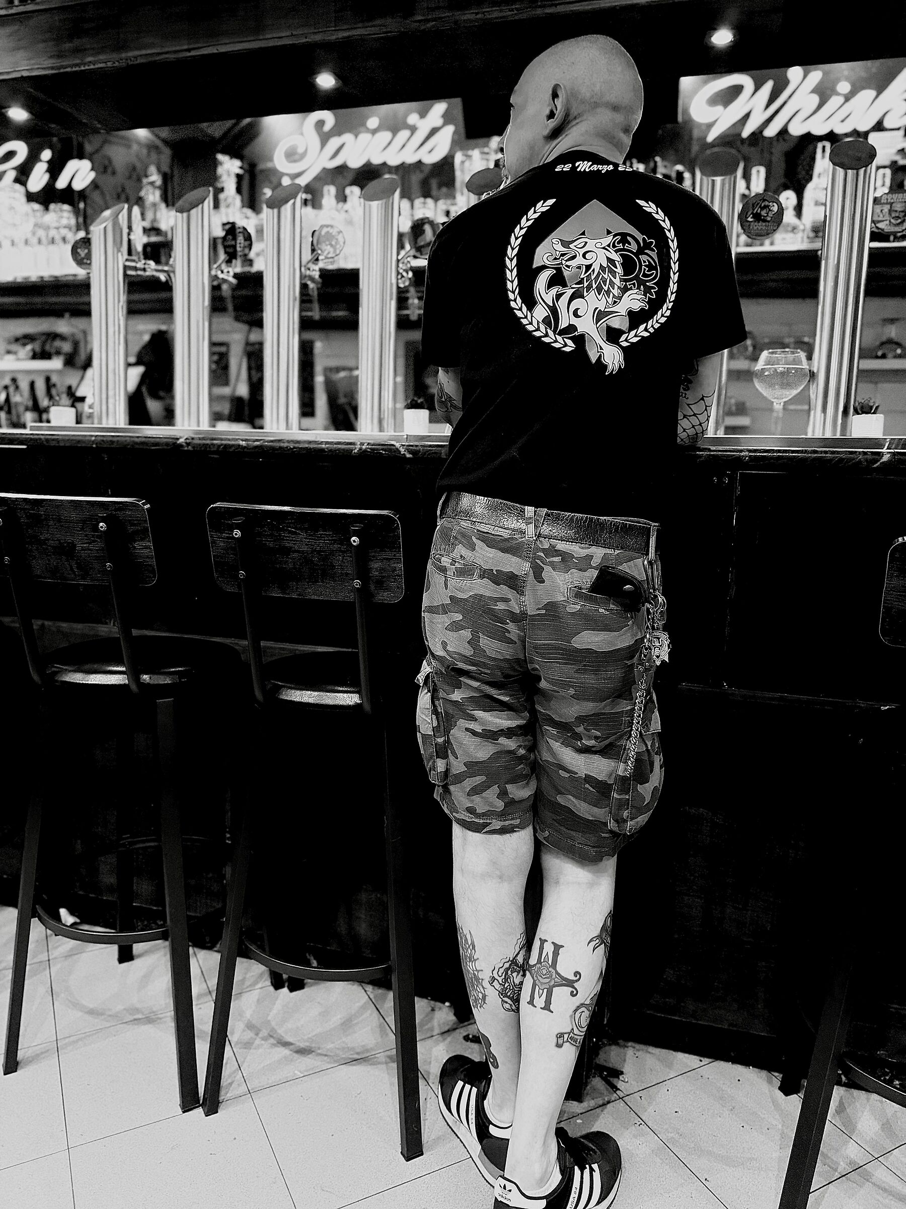 In the pub, over a beer