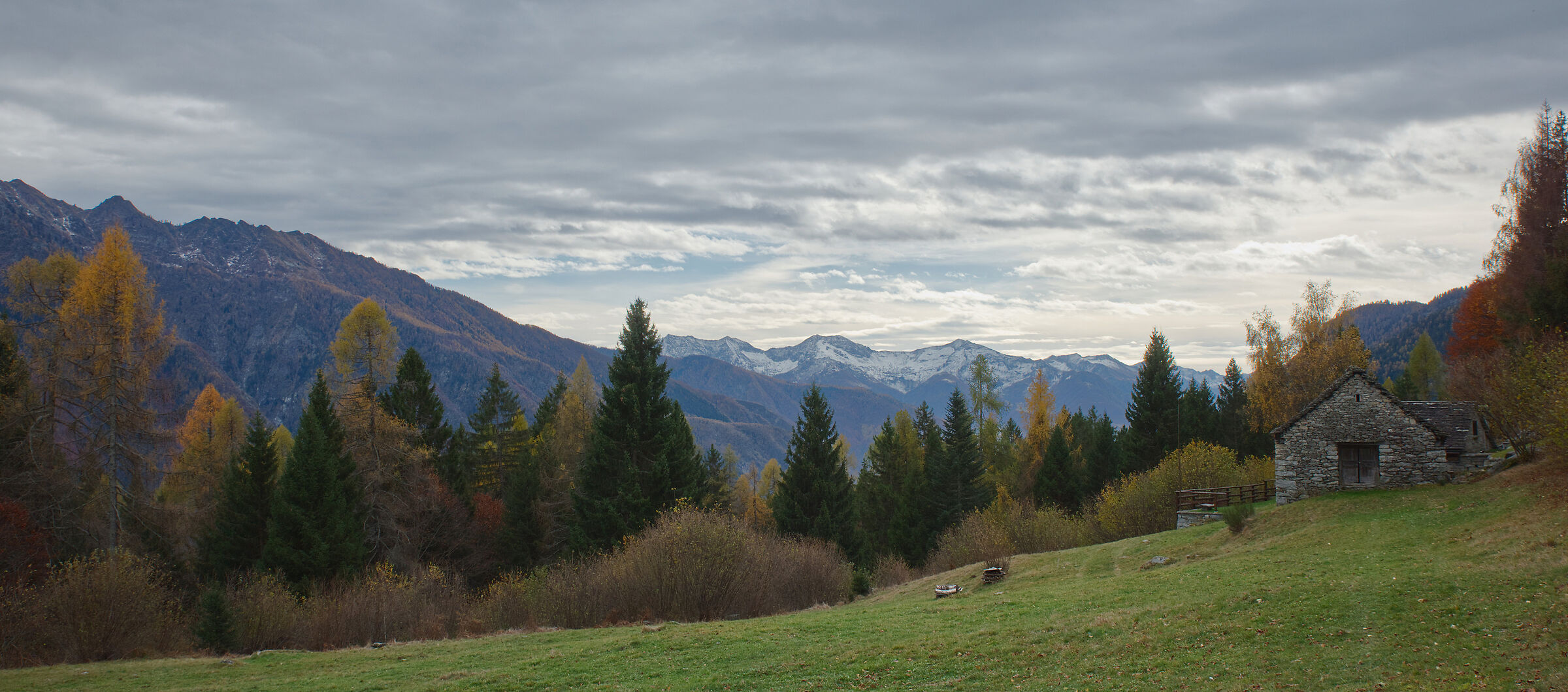 Val d'Ossola-the mountain pastures above Crodo