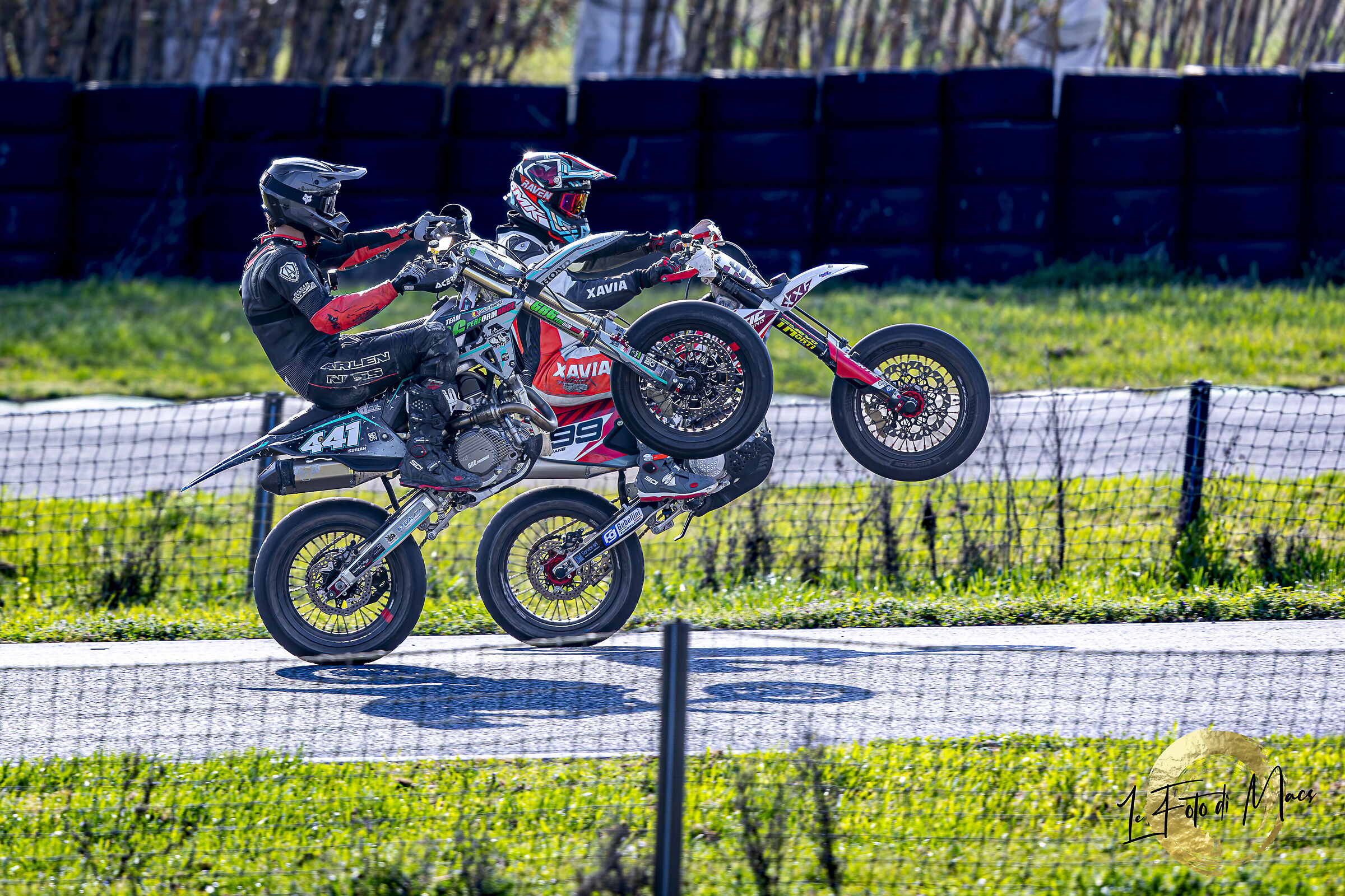 Supermotard... twins!
