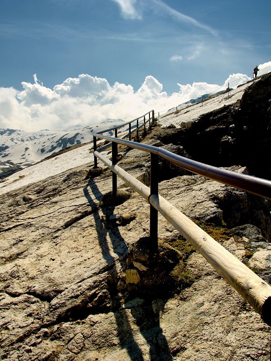 towards Cima Rosetta