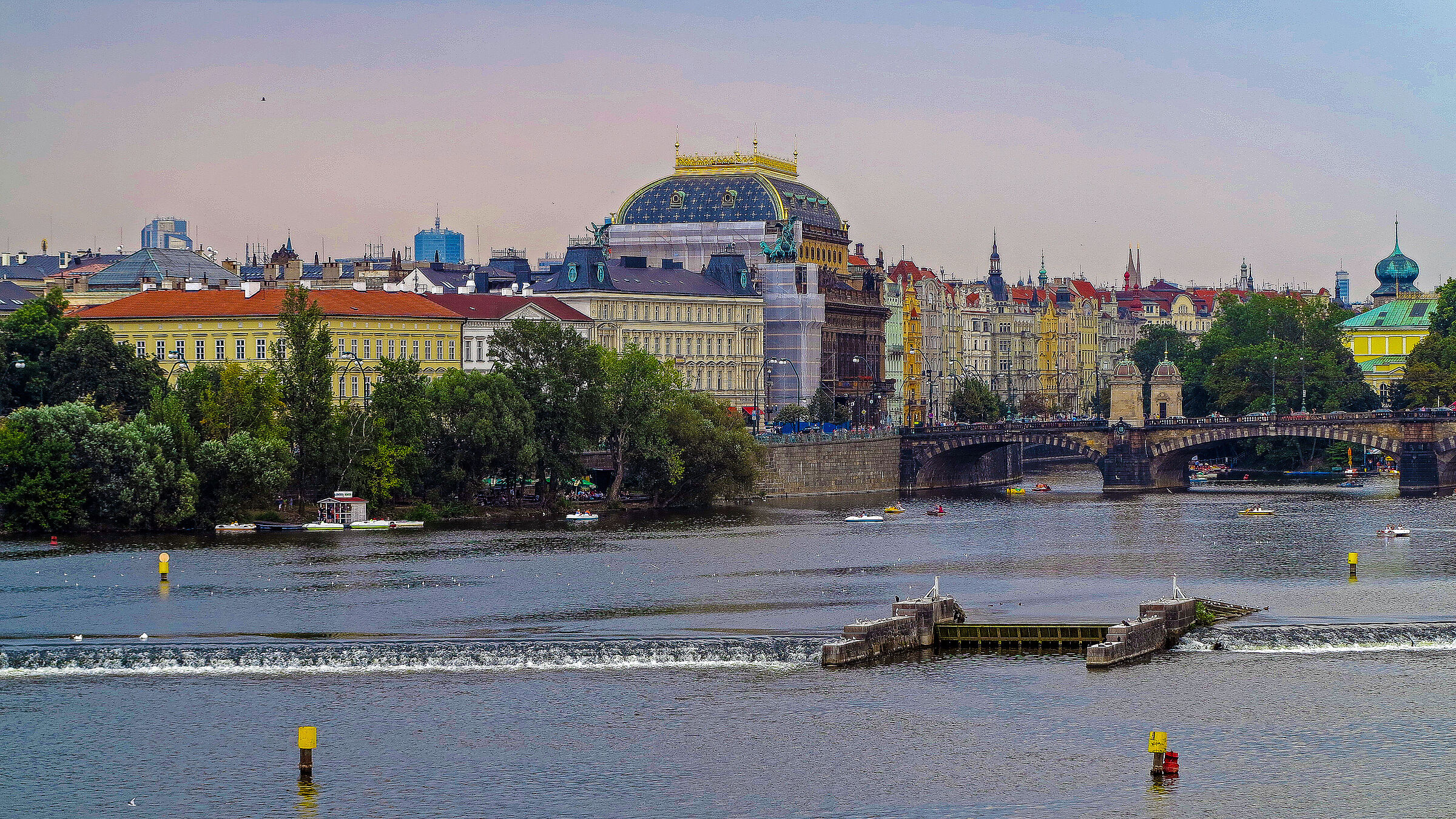 fiume Moldava a Praga