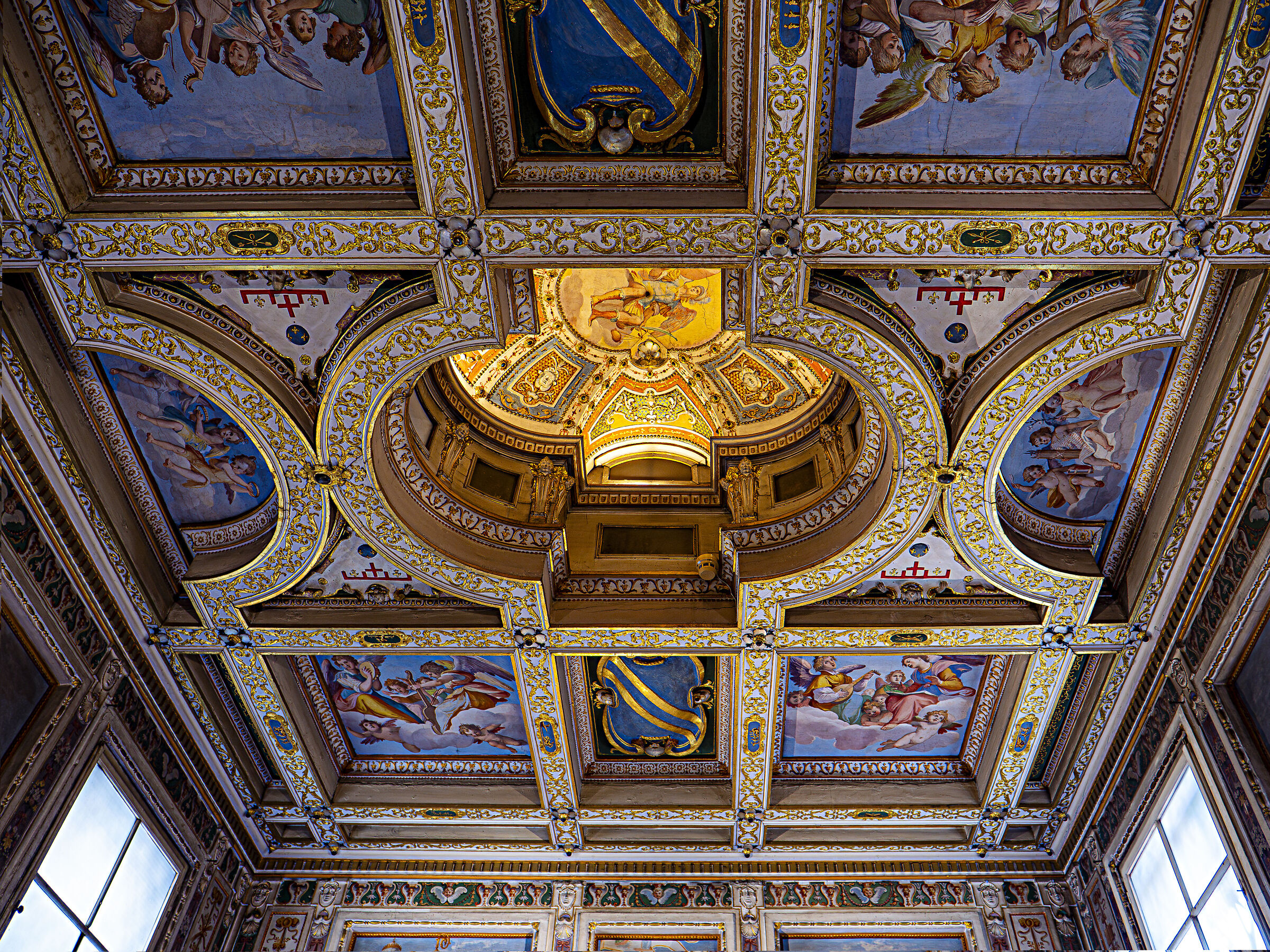 Soffittatura della Camera degli Angioli