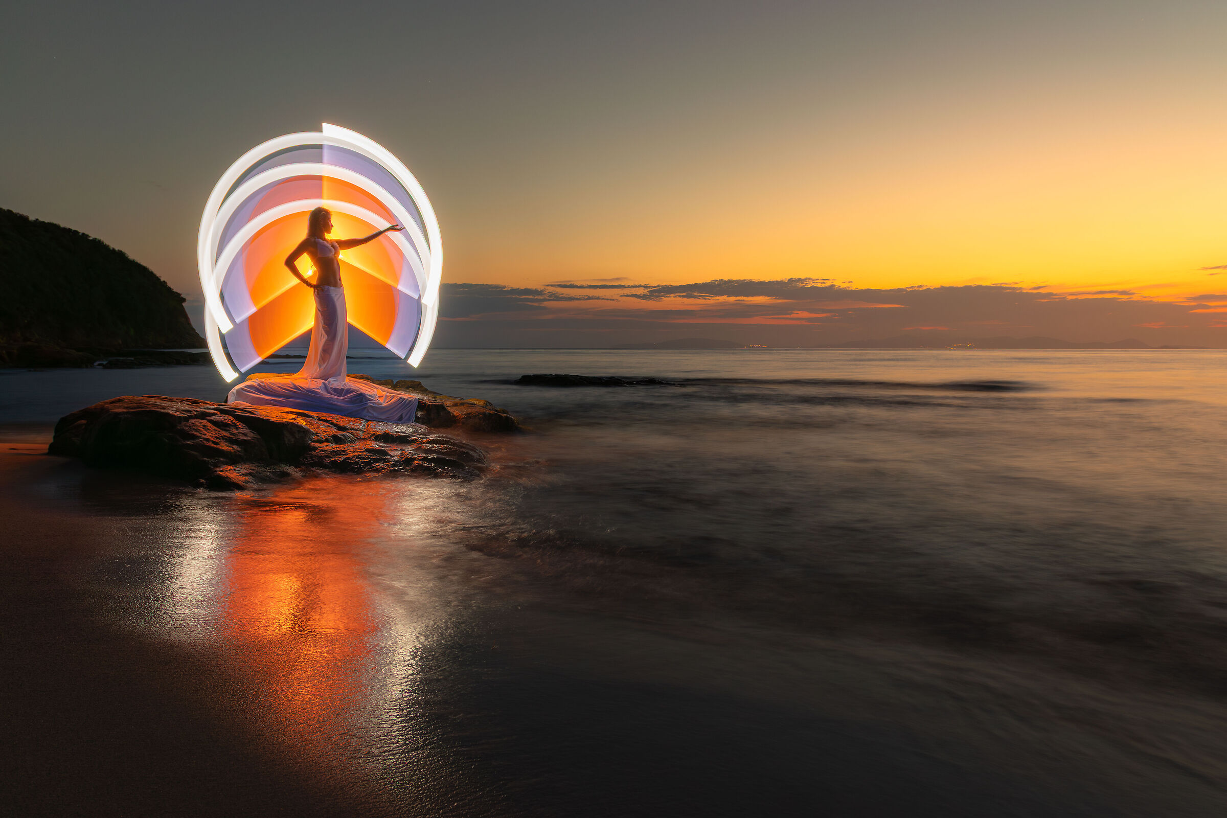 Light Painting in Cala Violina