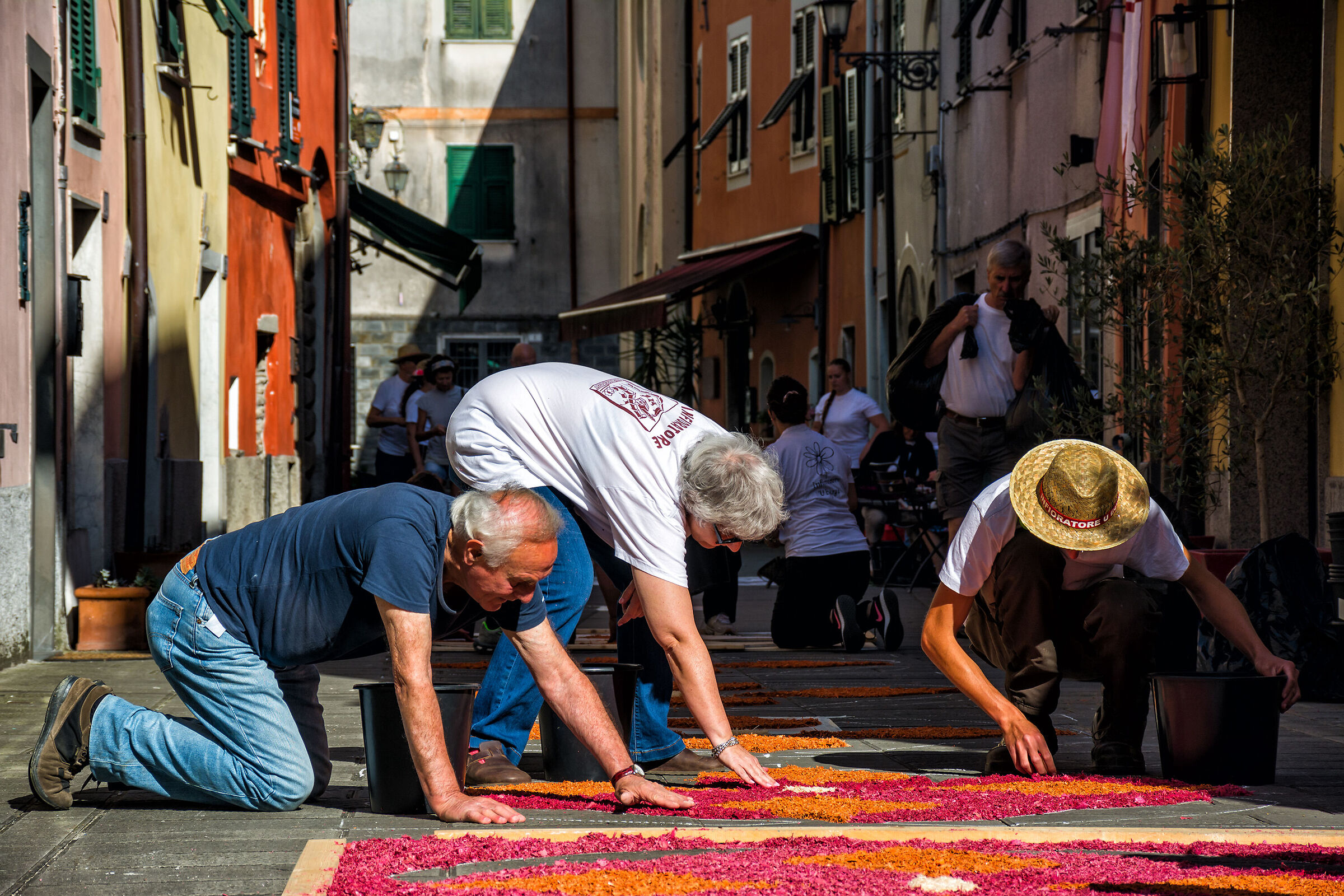 Preparation for the infiorata