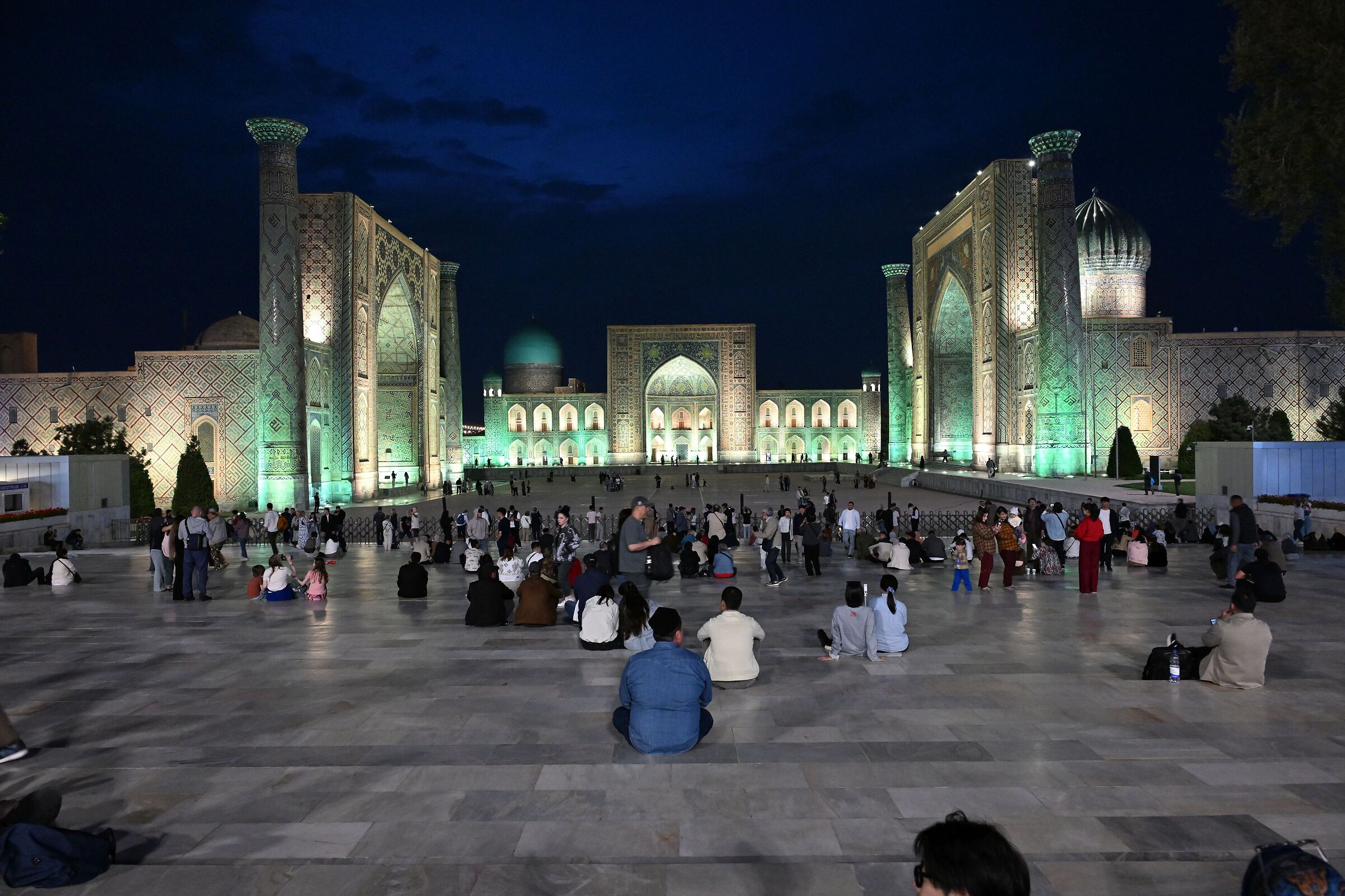 Samarkand at night