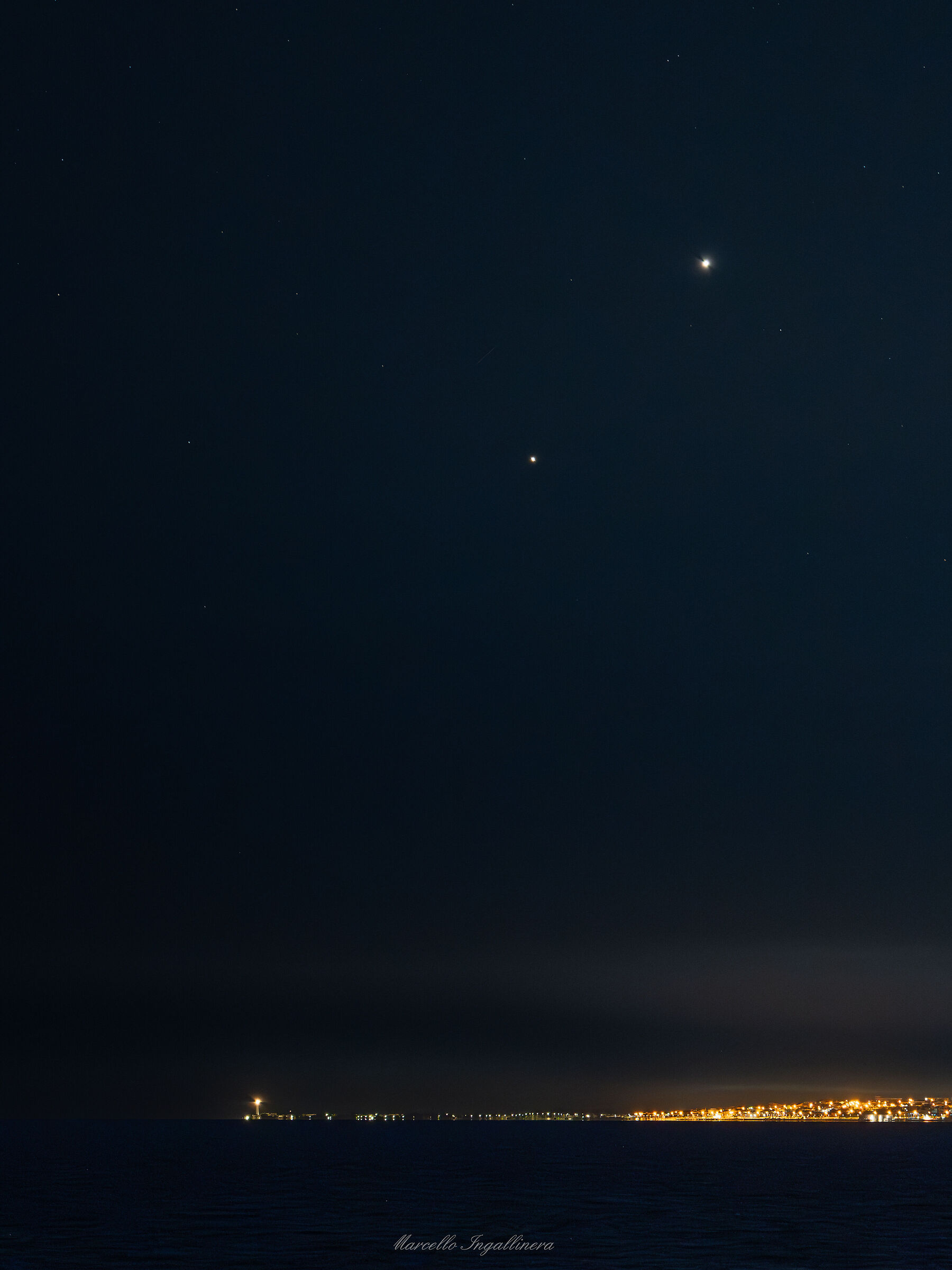 Congiunzione Giove Venere