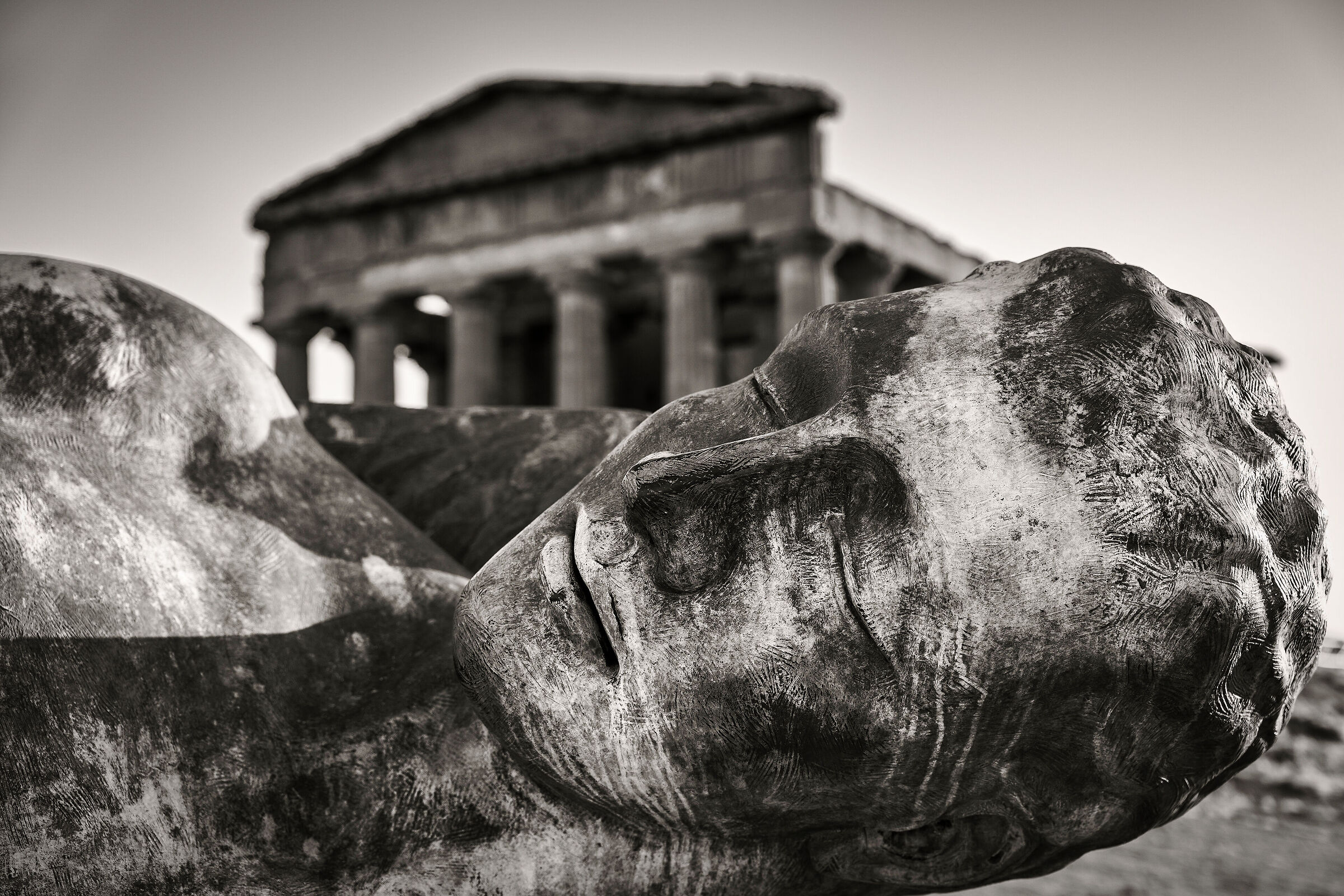 Portrait of a fallen Icarus. Valley of the Temples.
