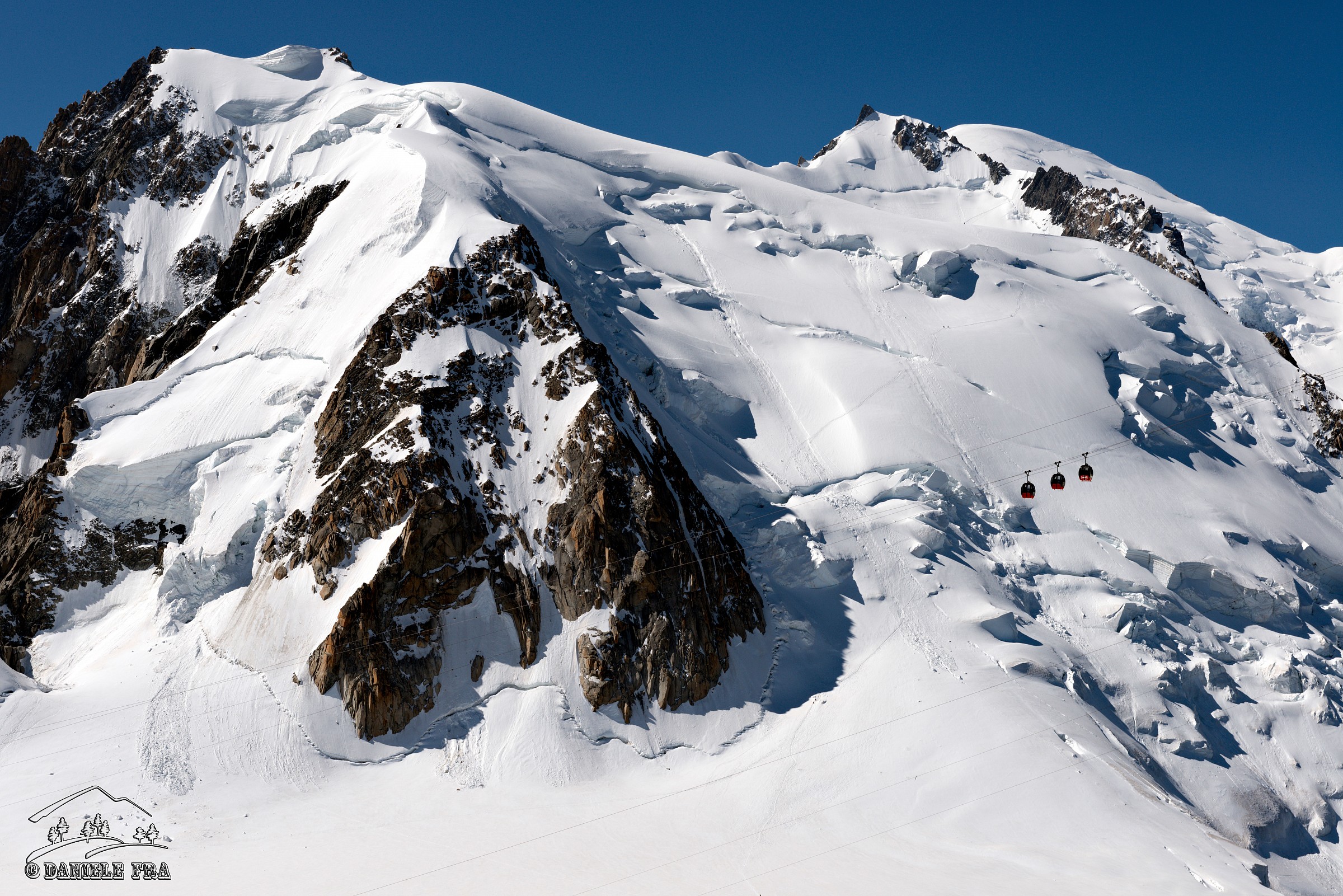 Mont Blanc du Tacul, Mont Maudit and Mont Blanc