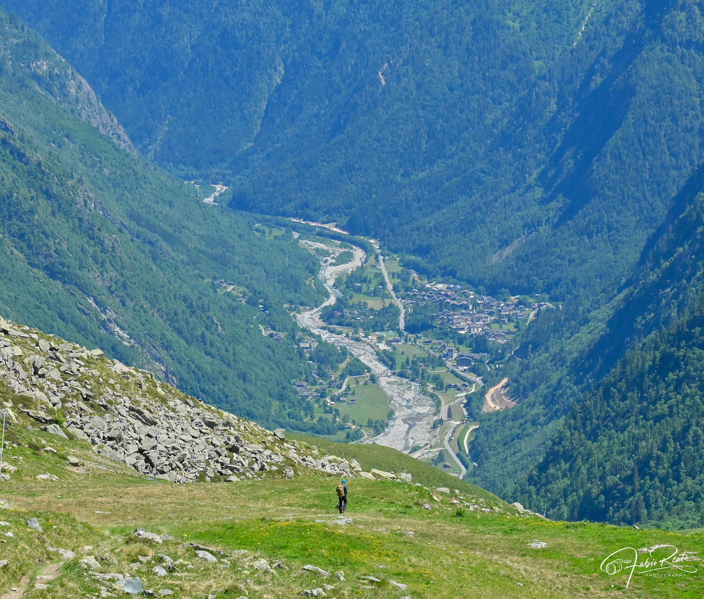 Alleghe Valsesia from above