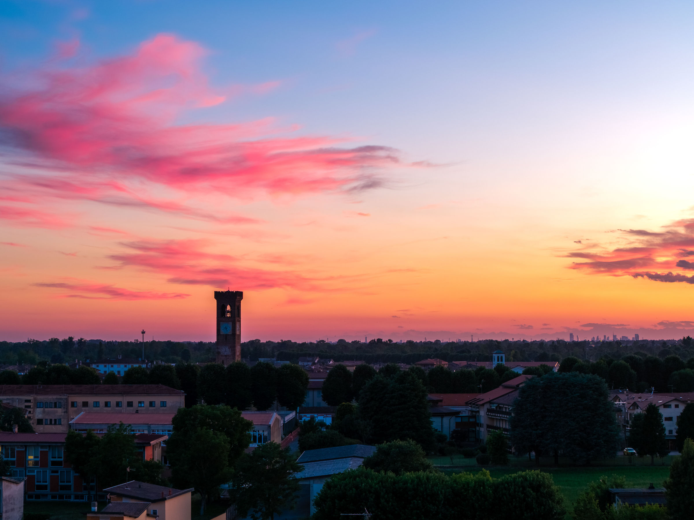 Mid-June sunset