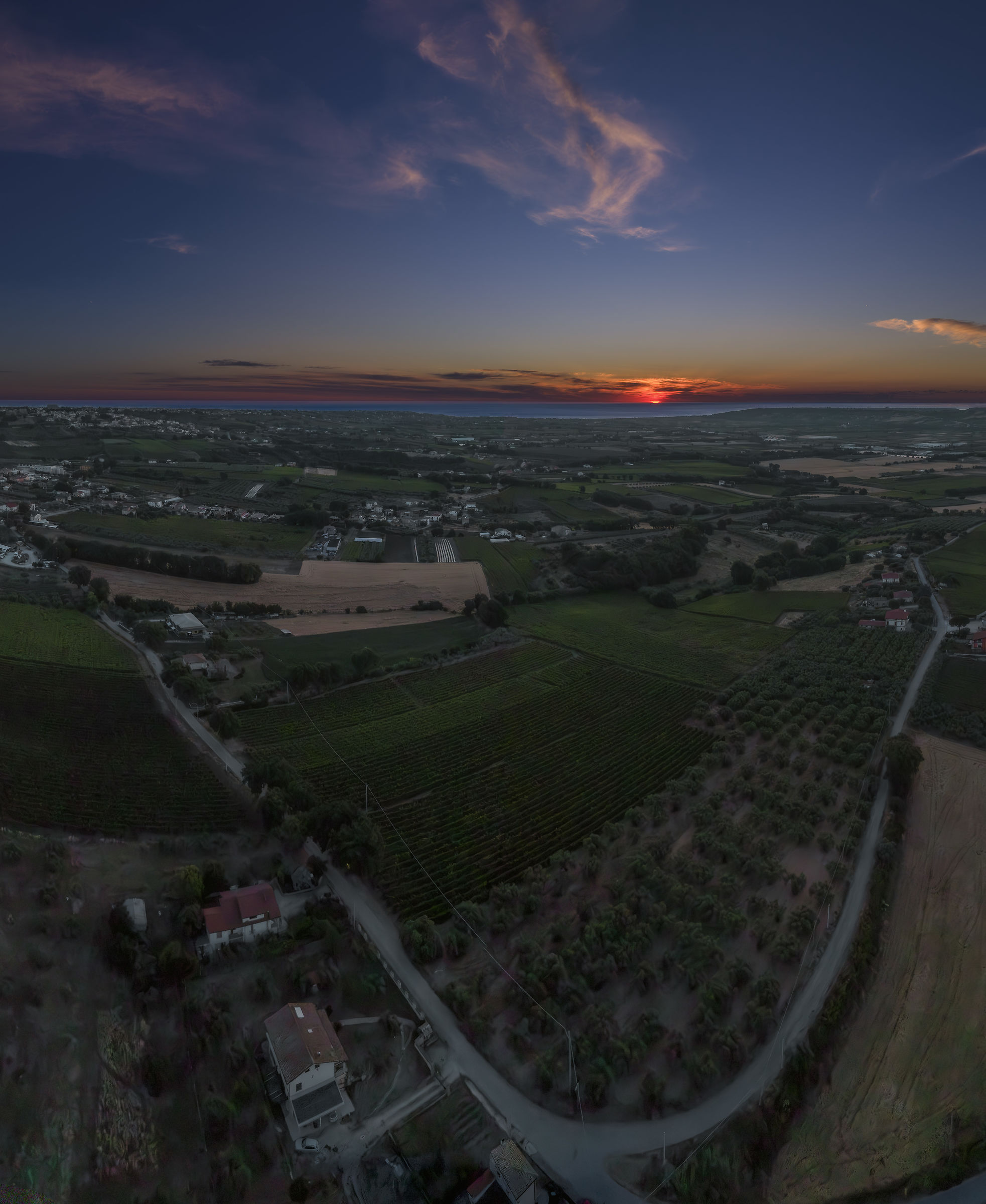 Sunrise from above