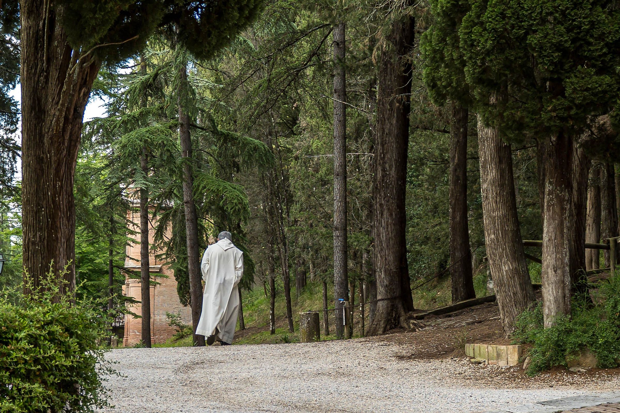 In the quiet of the monastery. YES