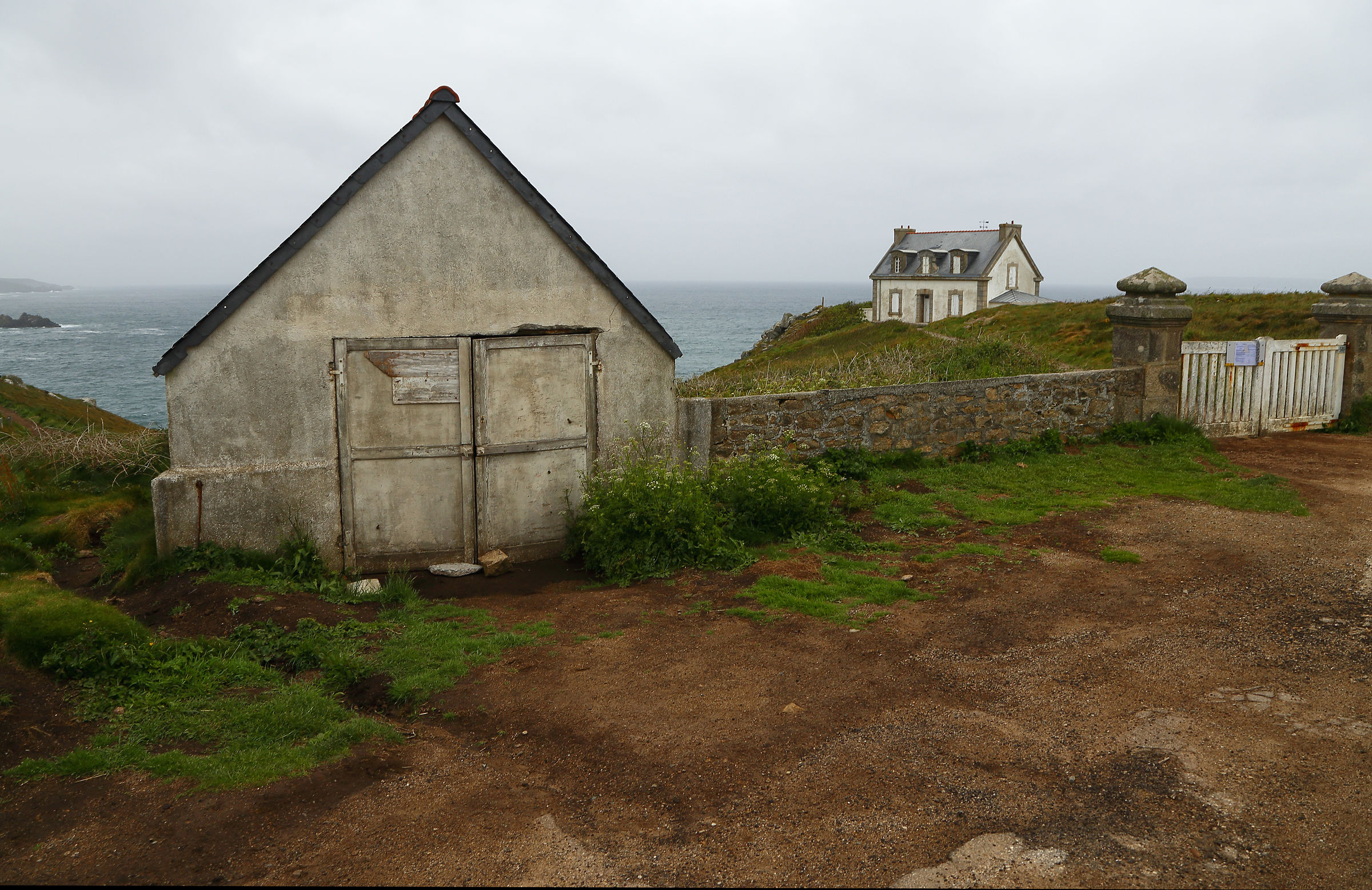 Small lighthouse of Milier Brittany