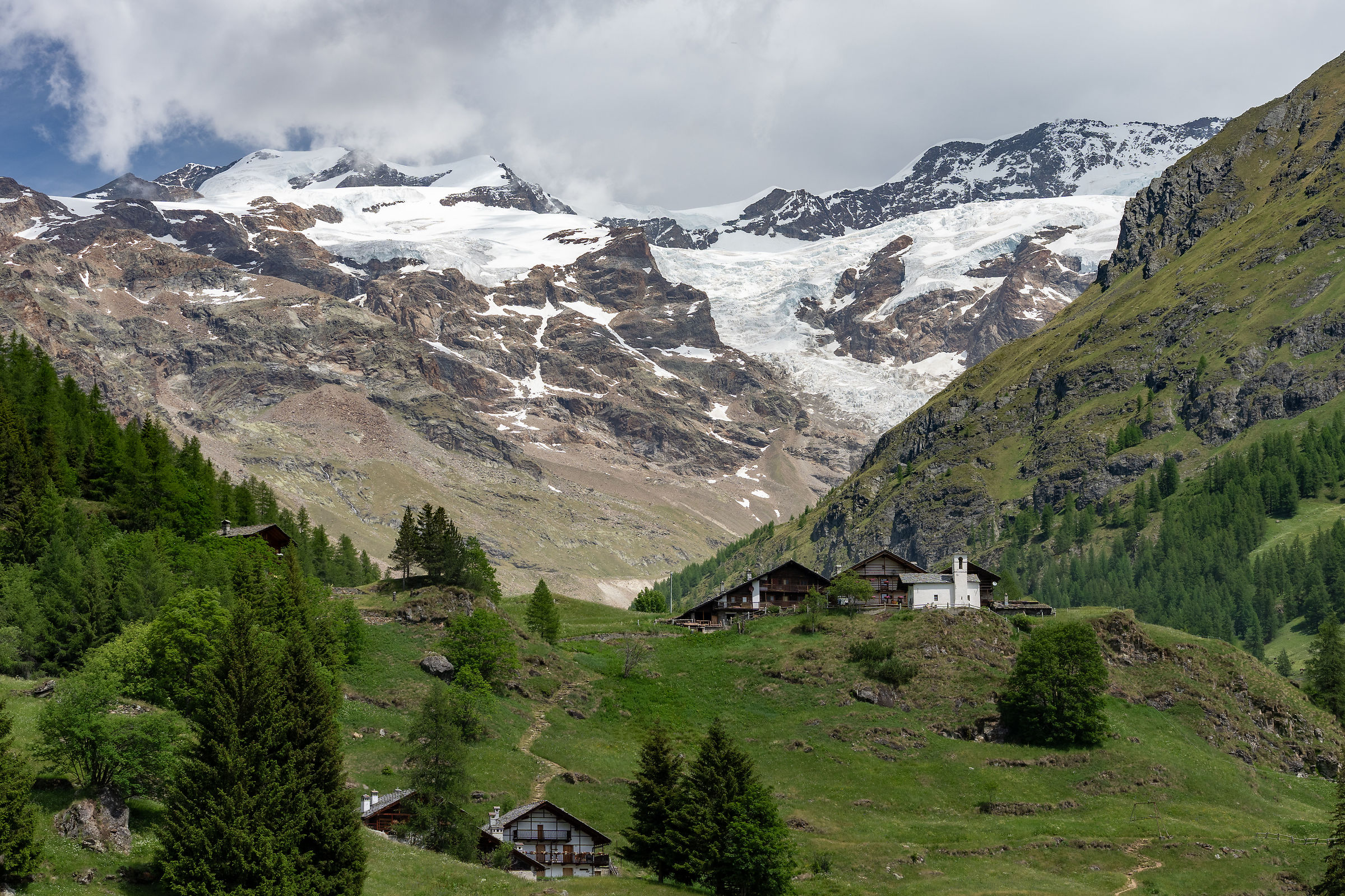 Staffal - vista Monte Rosa