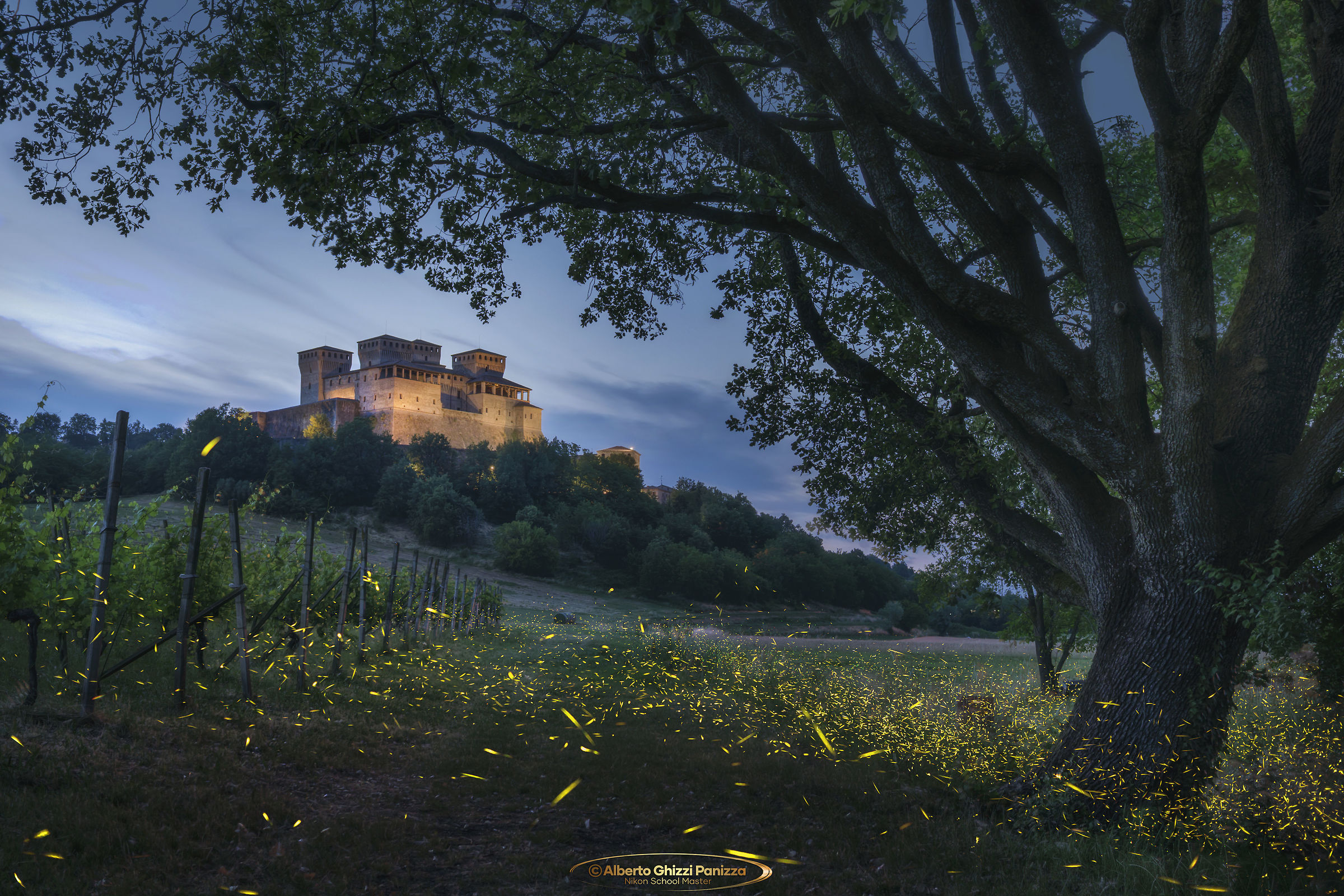 Magical atmospheres of June evenings