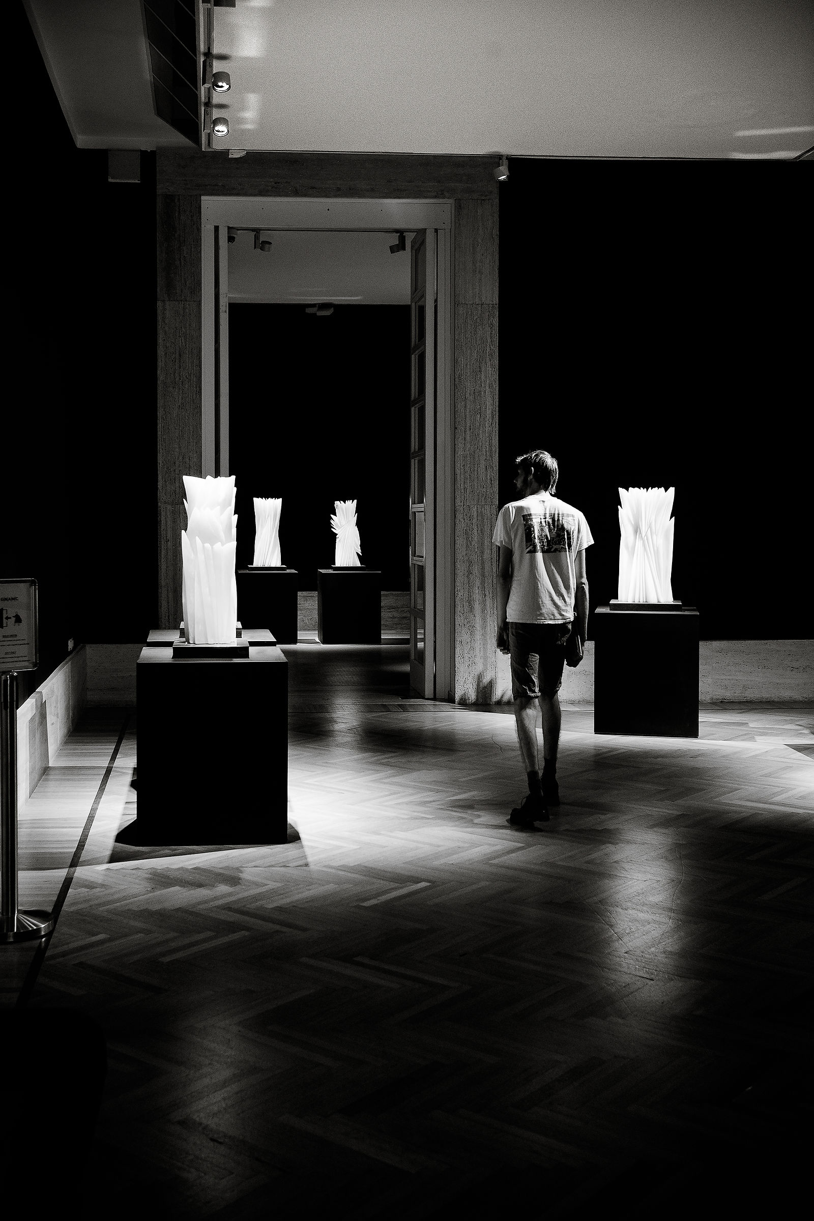 L'esploratore nel museo