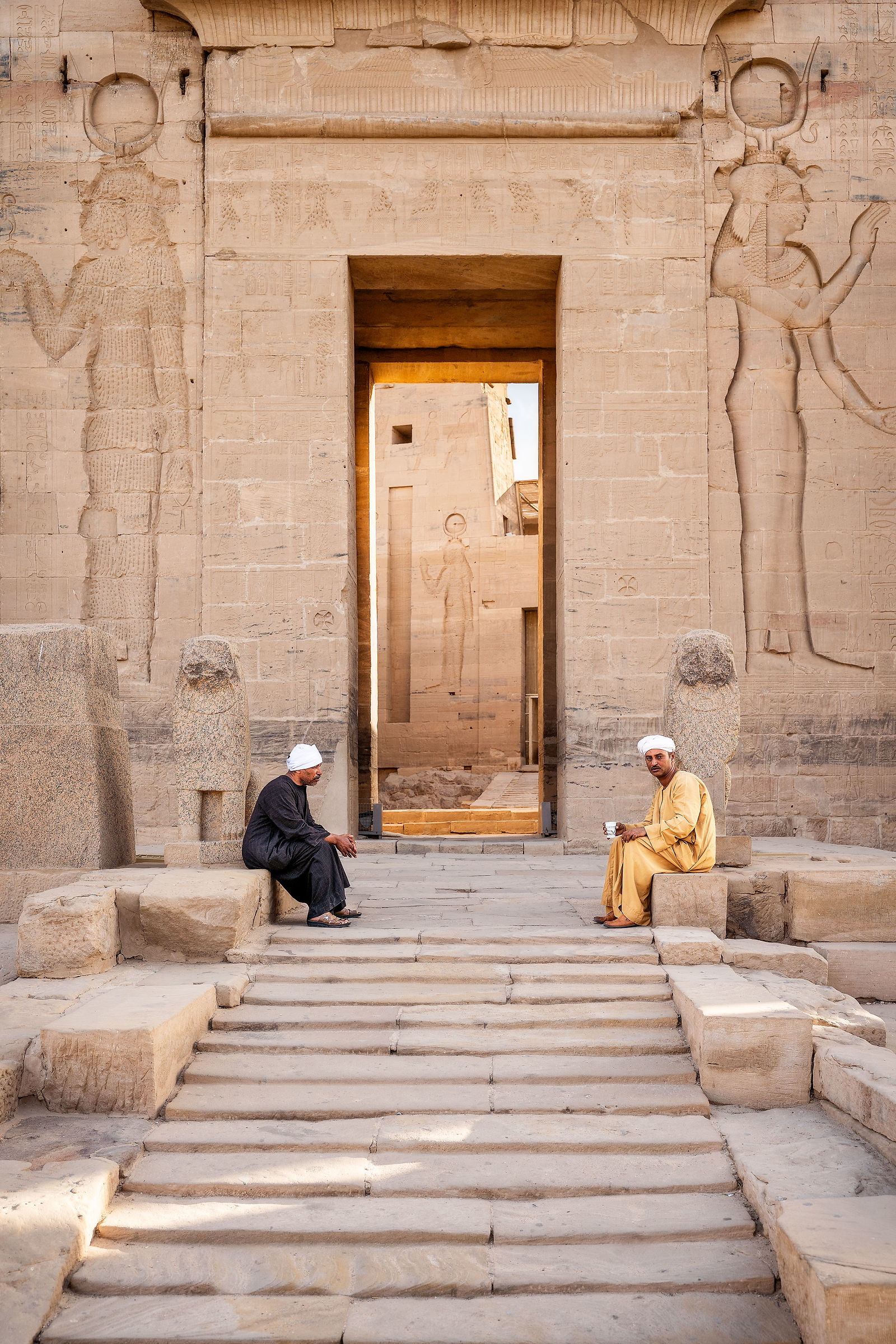 The guardians of the temple
