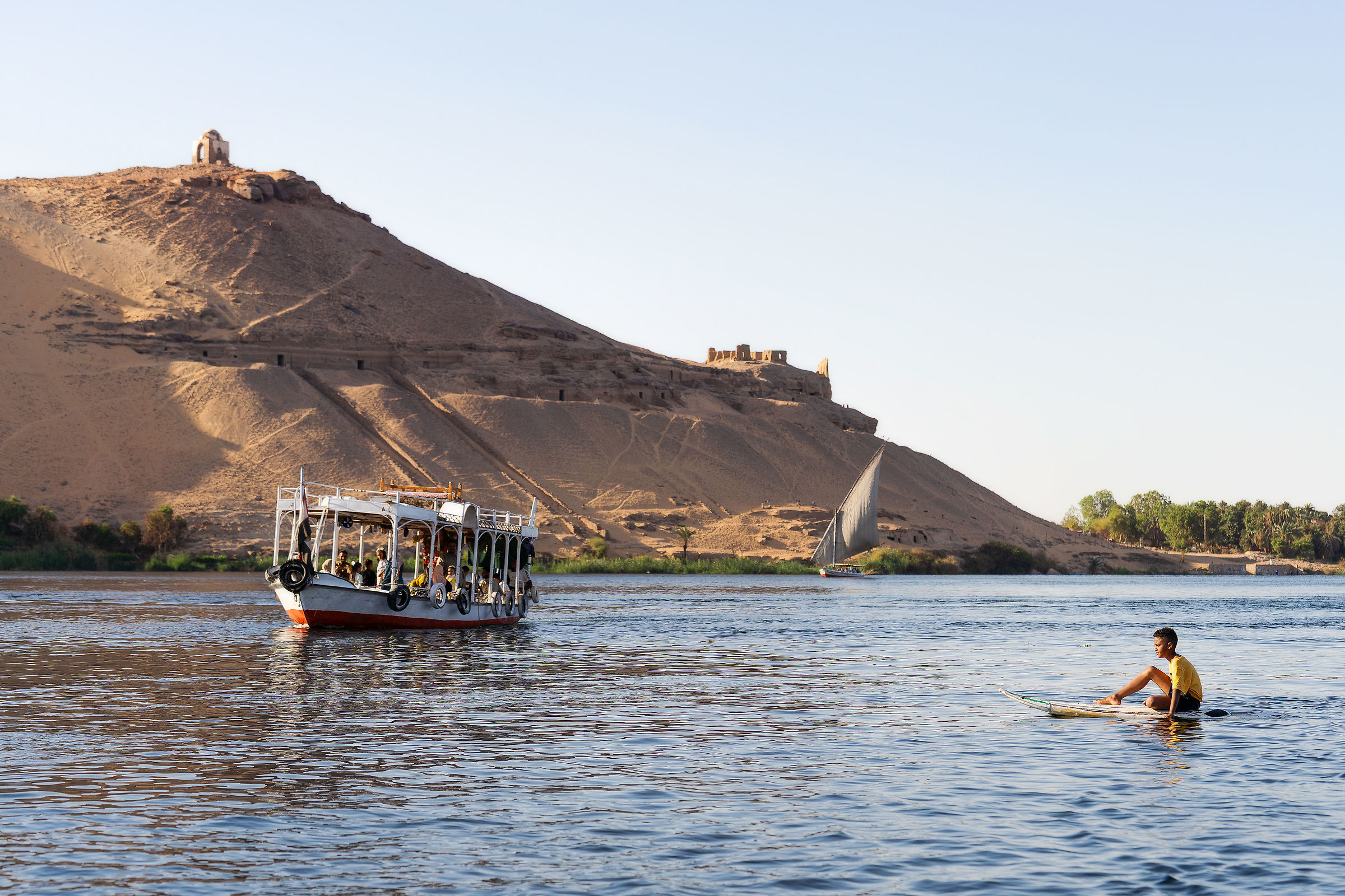 Surfing in Aswan