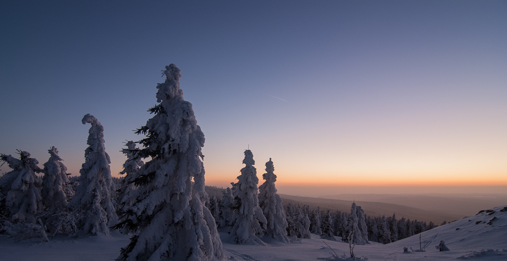 Puderzucker und Licht warmes