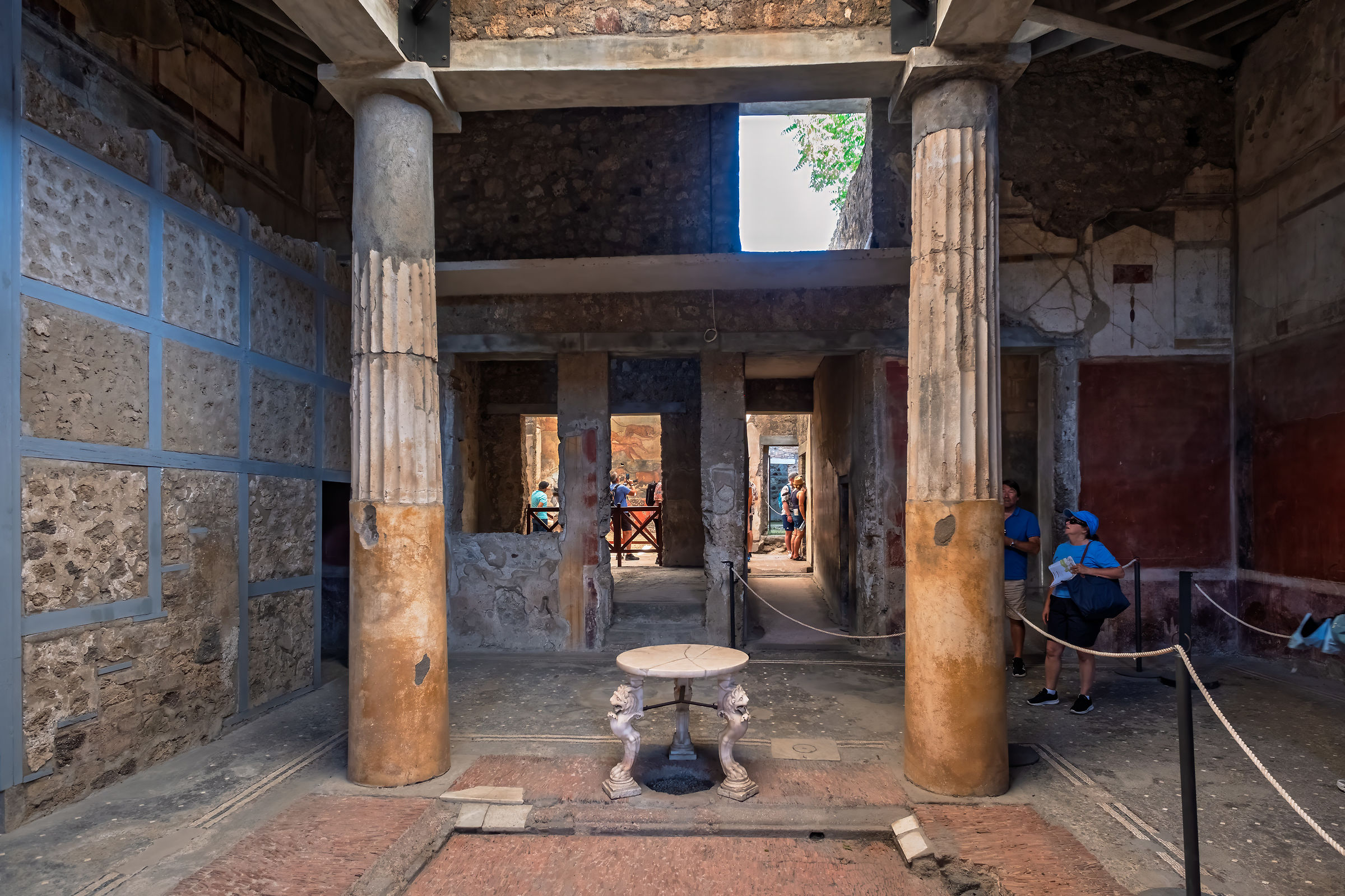 Arredamento spartano a Pompei