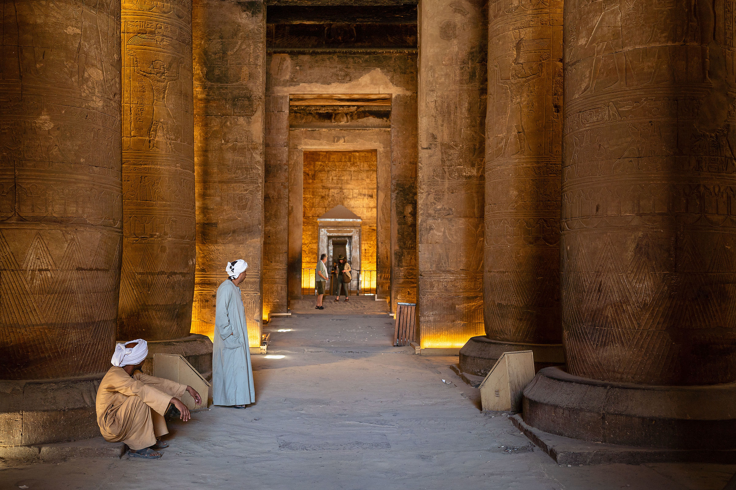 Inside Edfu Temple