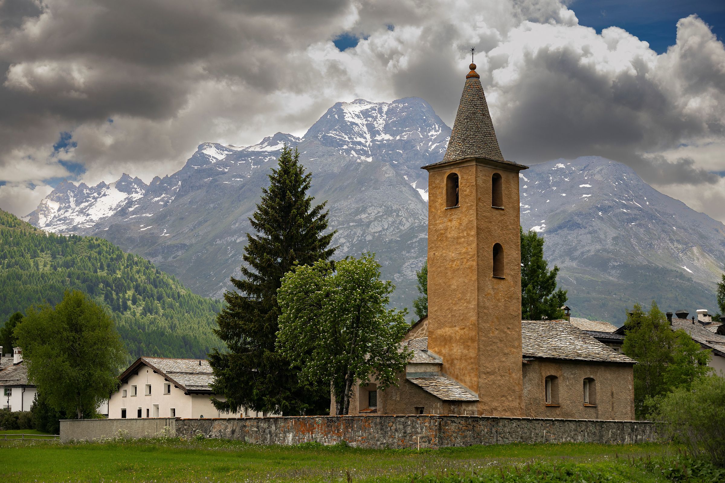 Engadina, Sils, chiesetta di San Lorenzo