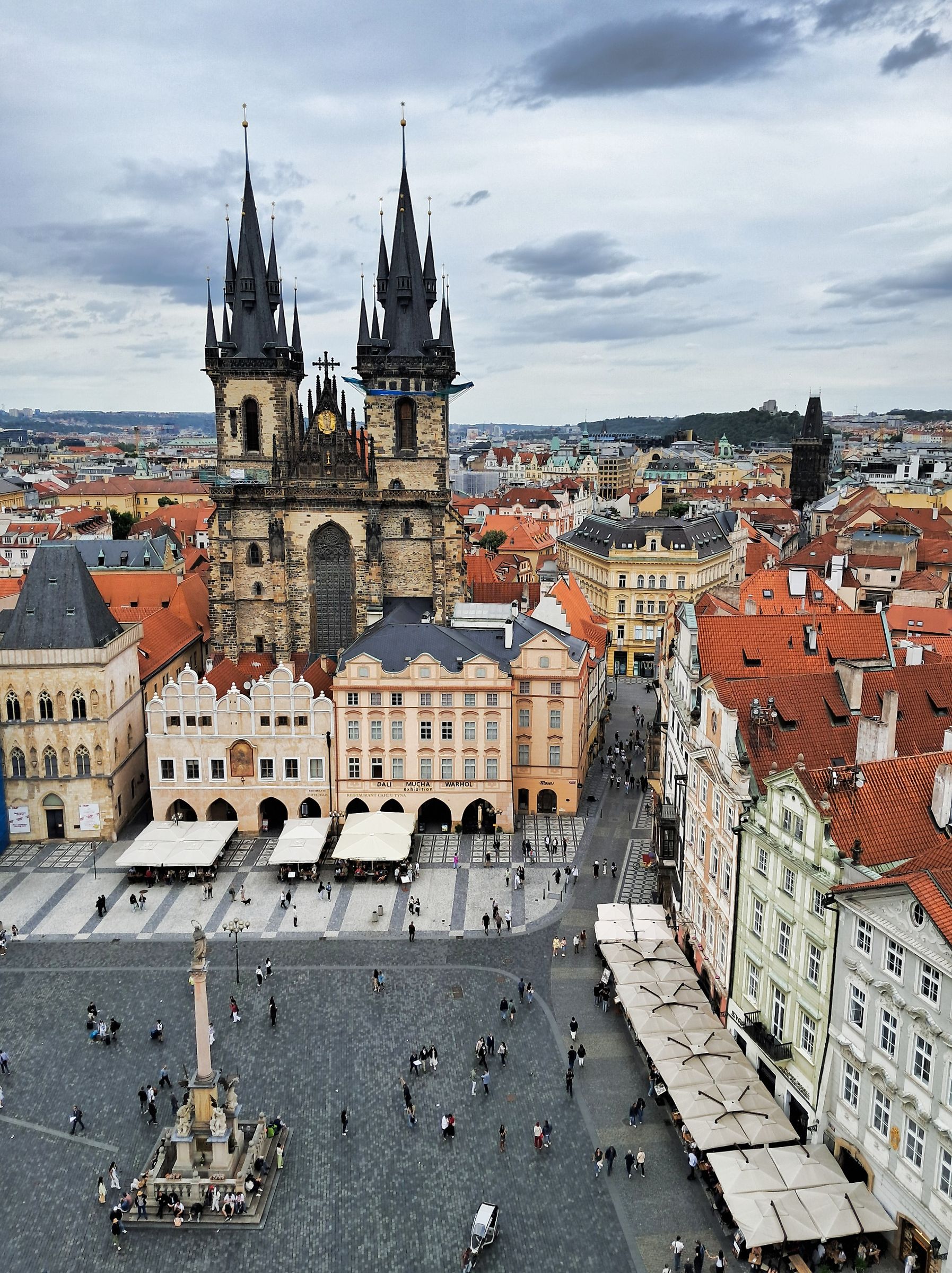 Prague Old Town; view of the Clock Tower