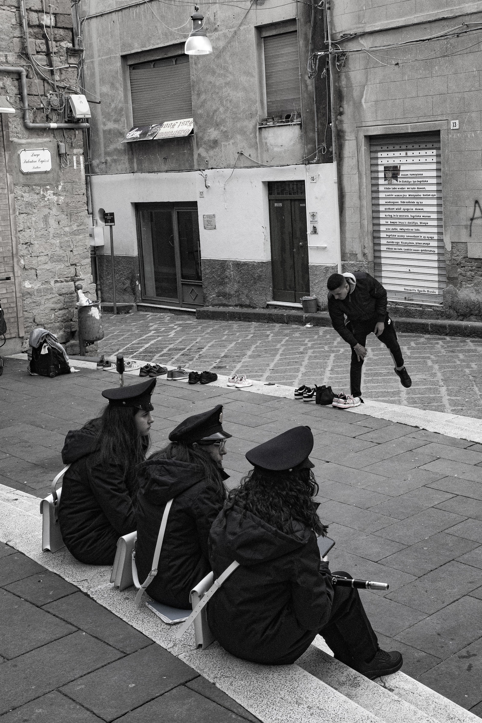 Caltanisssetta, shoes market - Holy Week 2026.