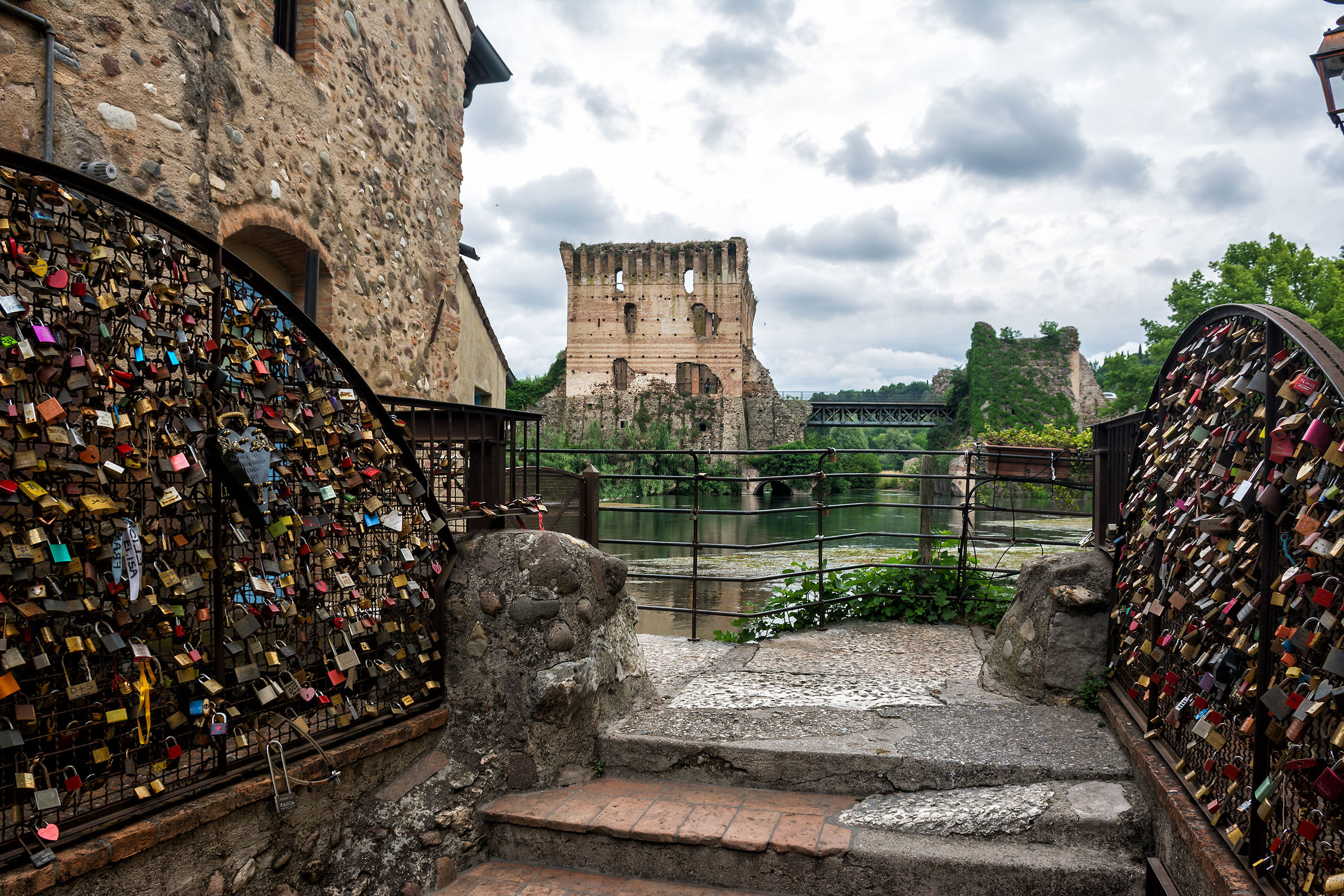 Borghetto and its padlocks