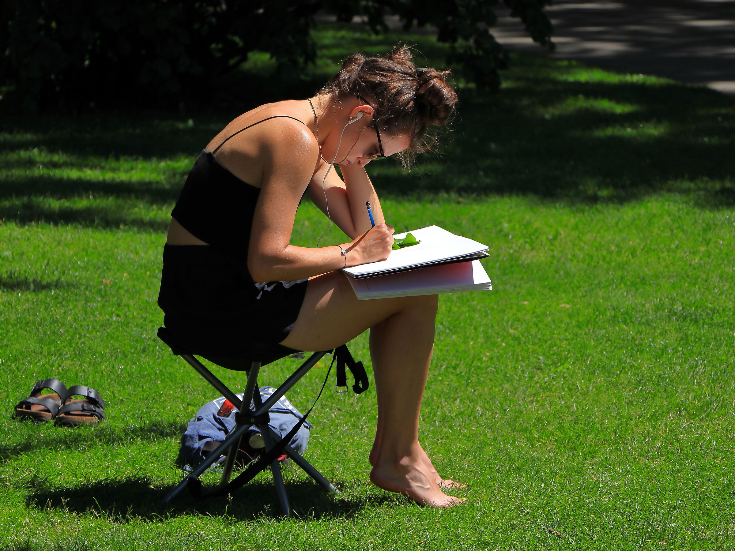 Barefoot in the park