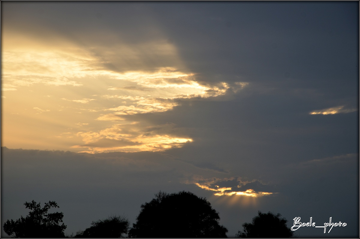 Tramonto sulla ss 131