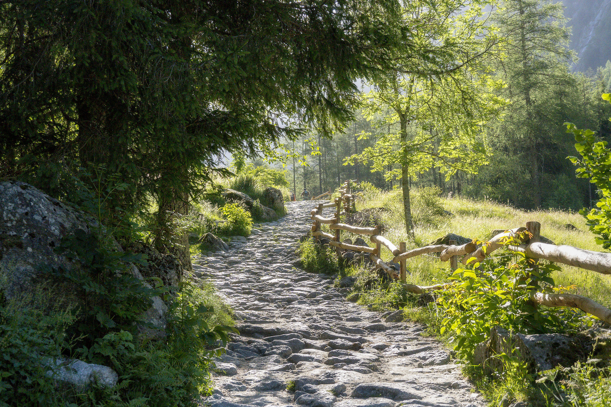 Along the valley