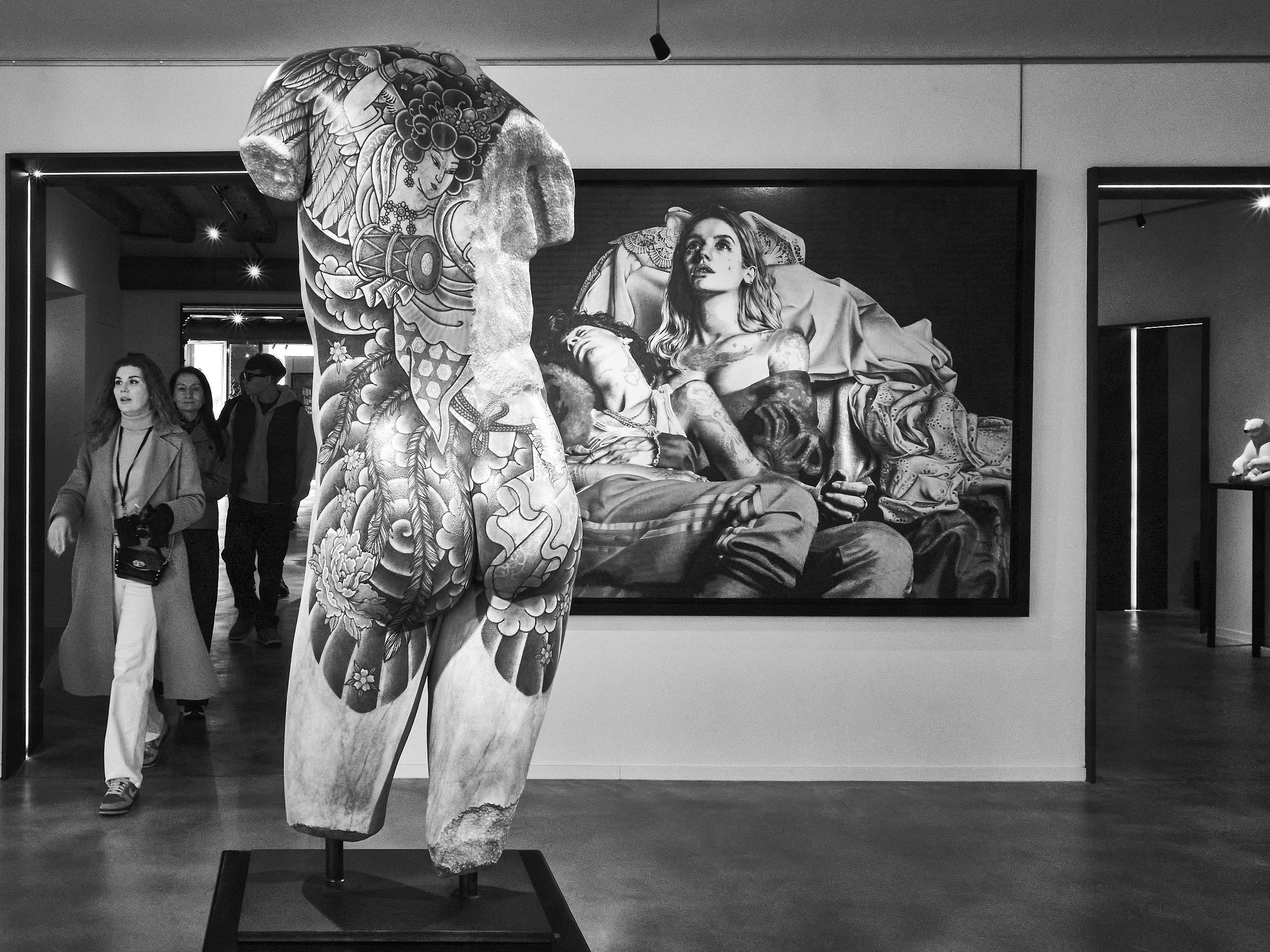 Bodies on display