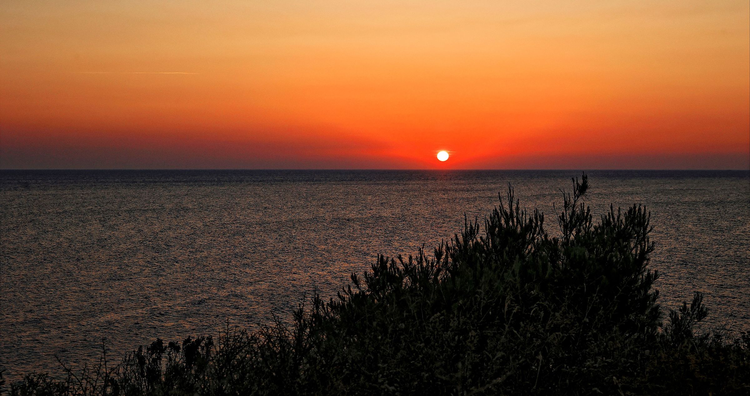 Sunrise over the bay