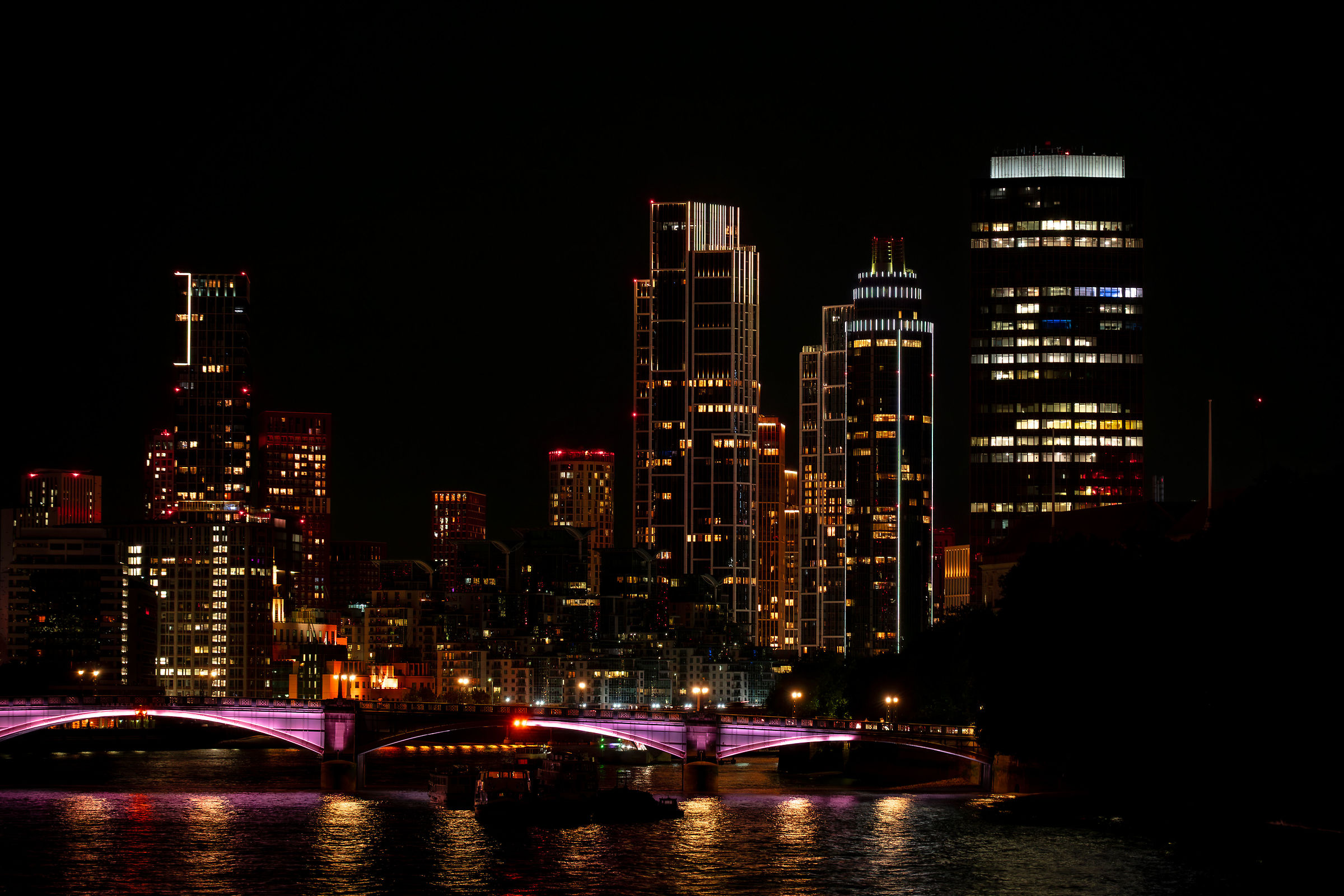 Golden skyline