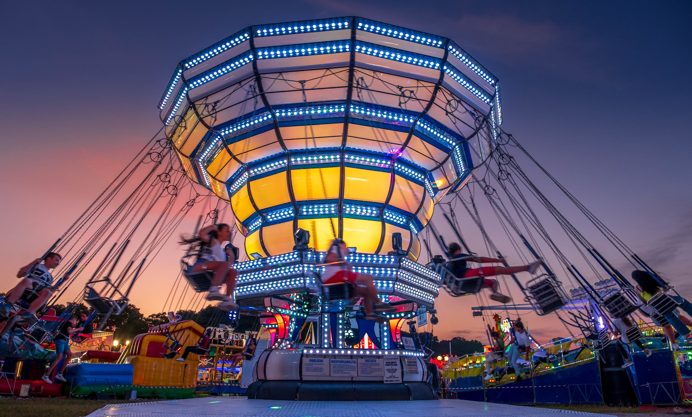 Luna Park al tramonto