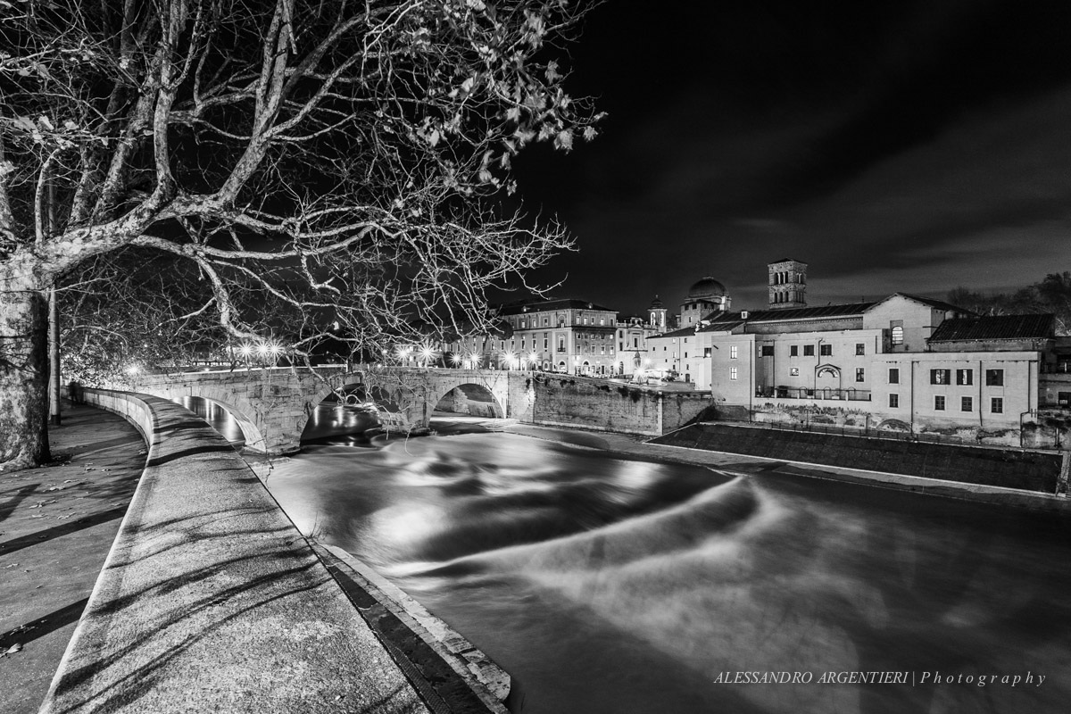 Tiberina Island and Ponte Cestius
