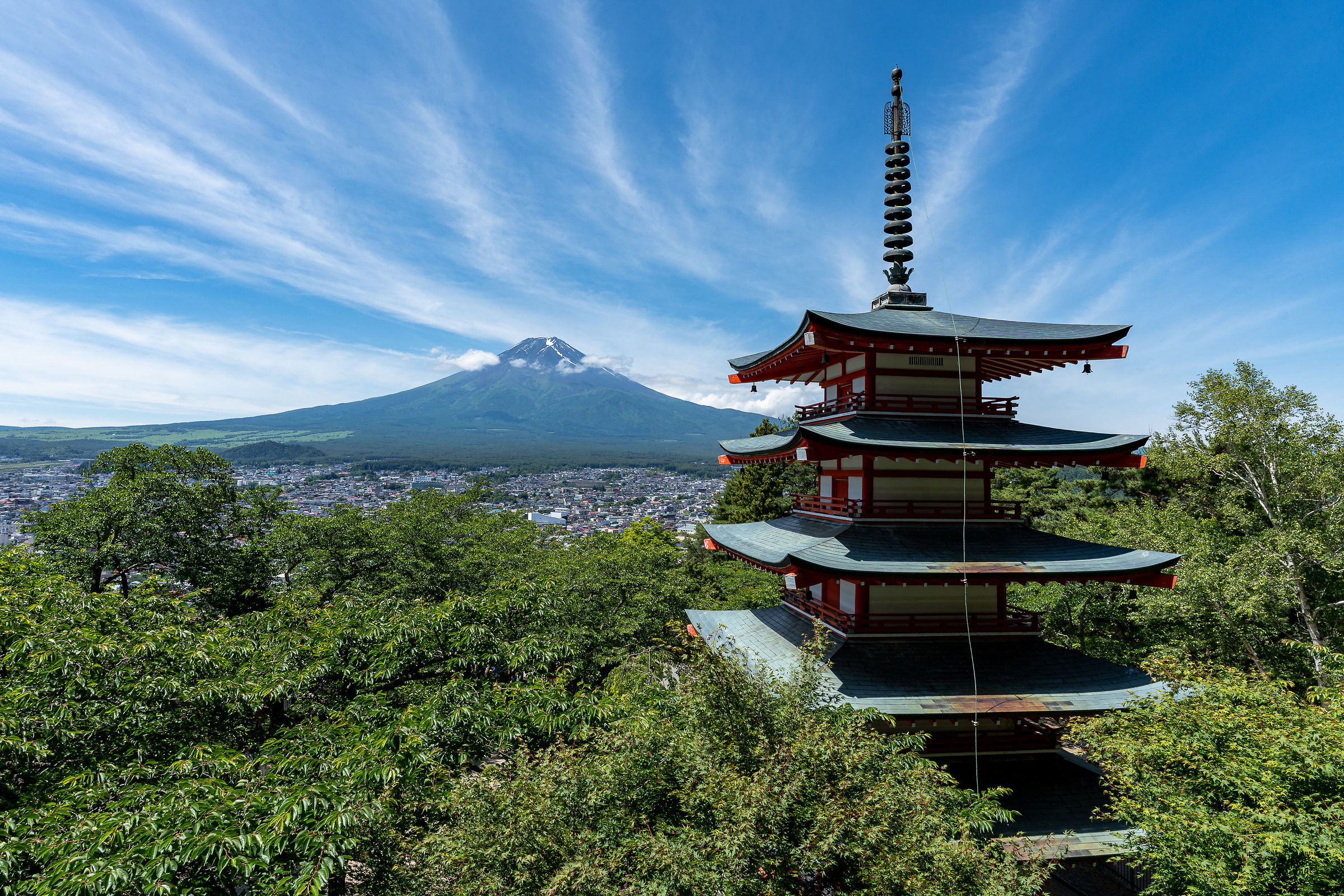 Fuji from Chureito Pagoda