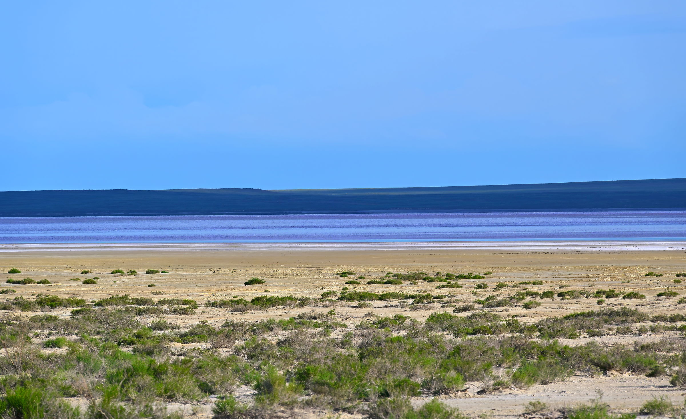 Salt Depression Tuzbair Mangystau Desert