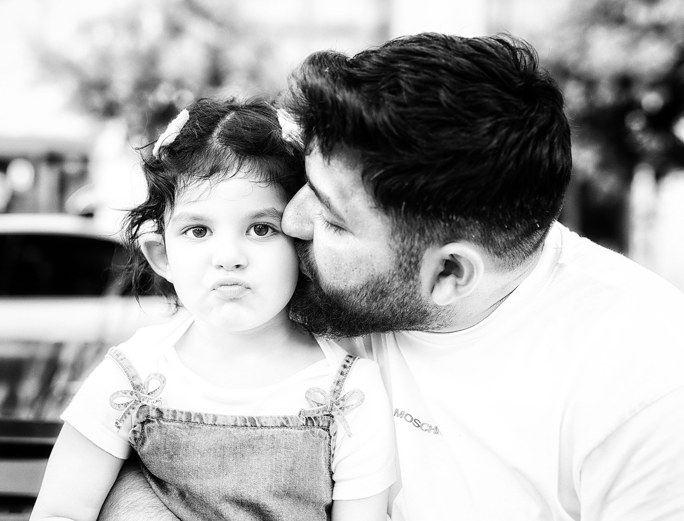 bacio del papà...