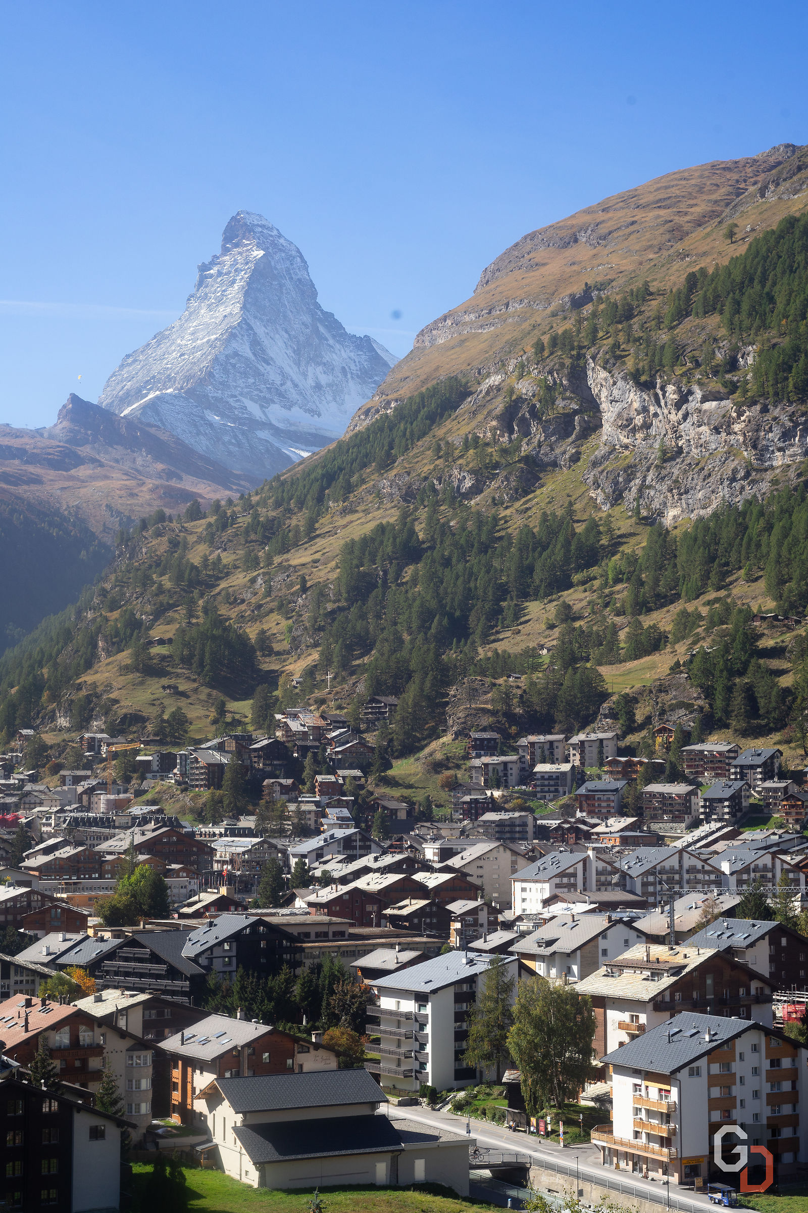 The Matterhorn as seen from Zermatt