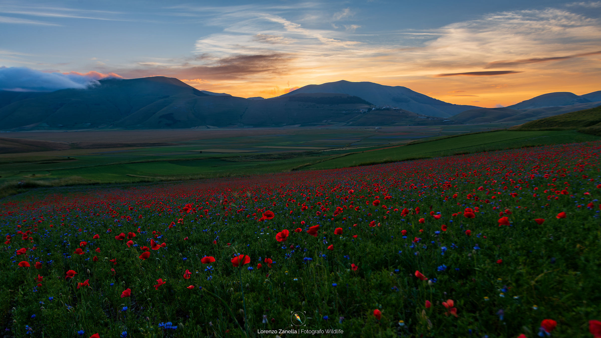 Sunset Castelluccio di Norcia