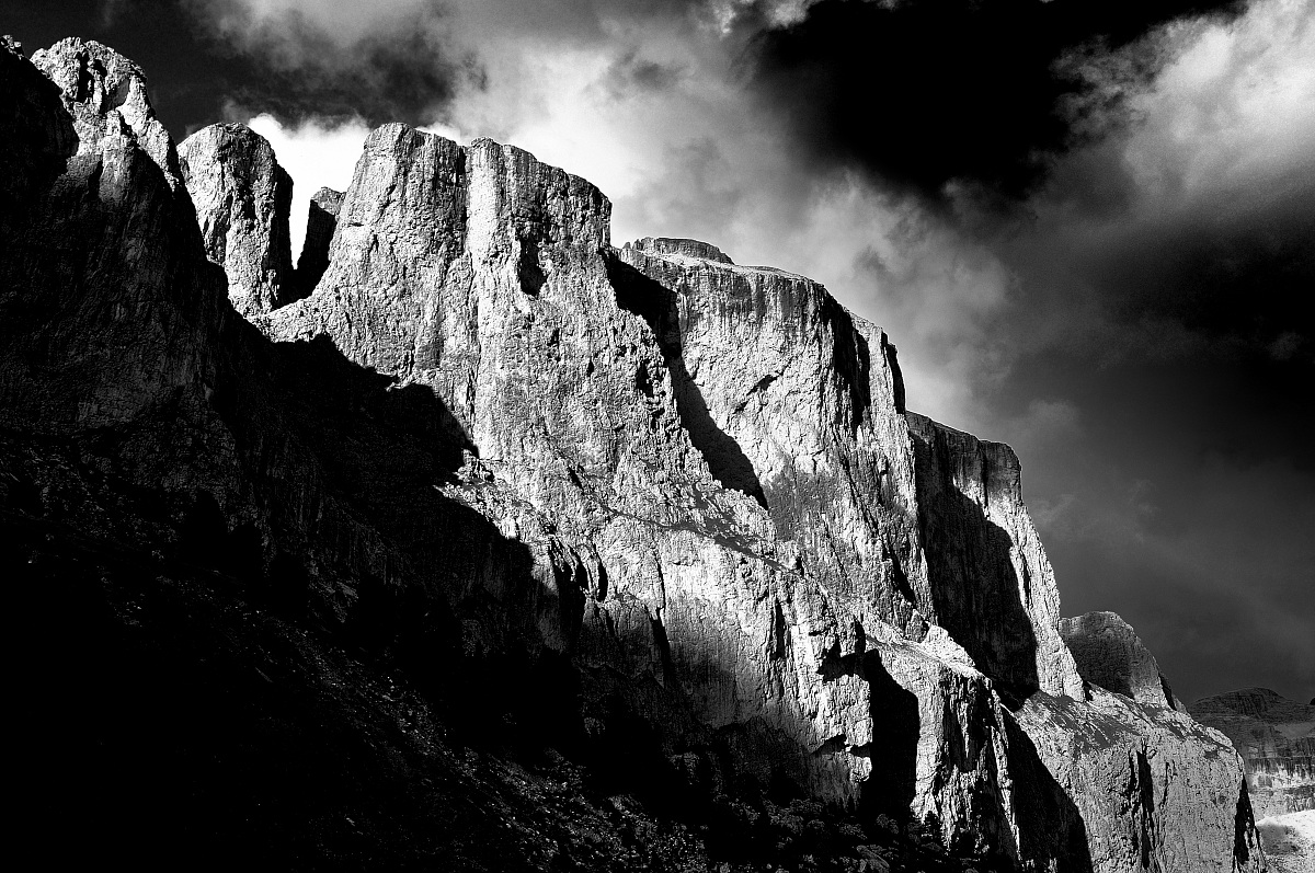 Dolomiti... in bianco e nero!