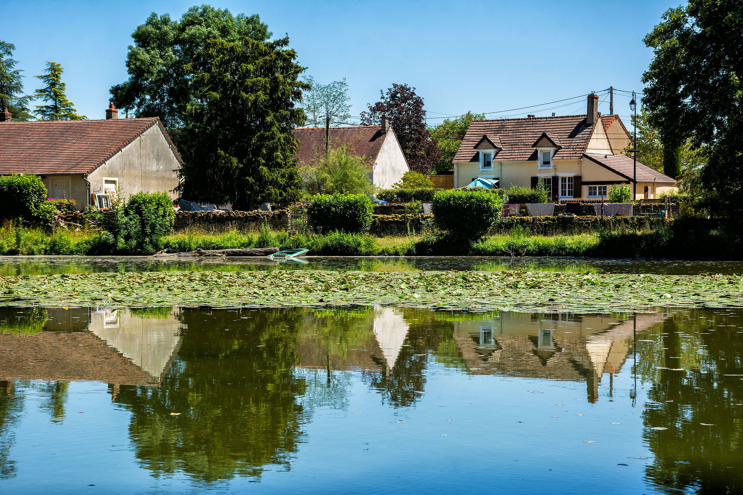 The castle pond