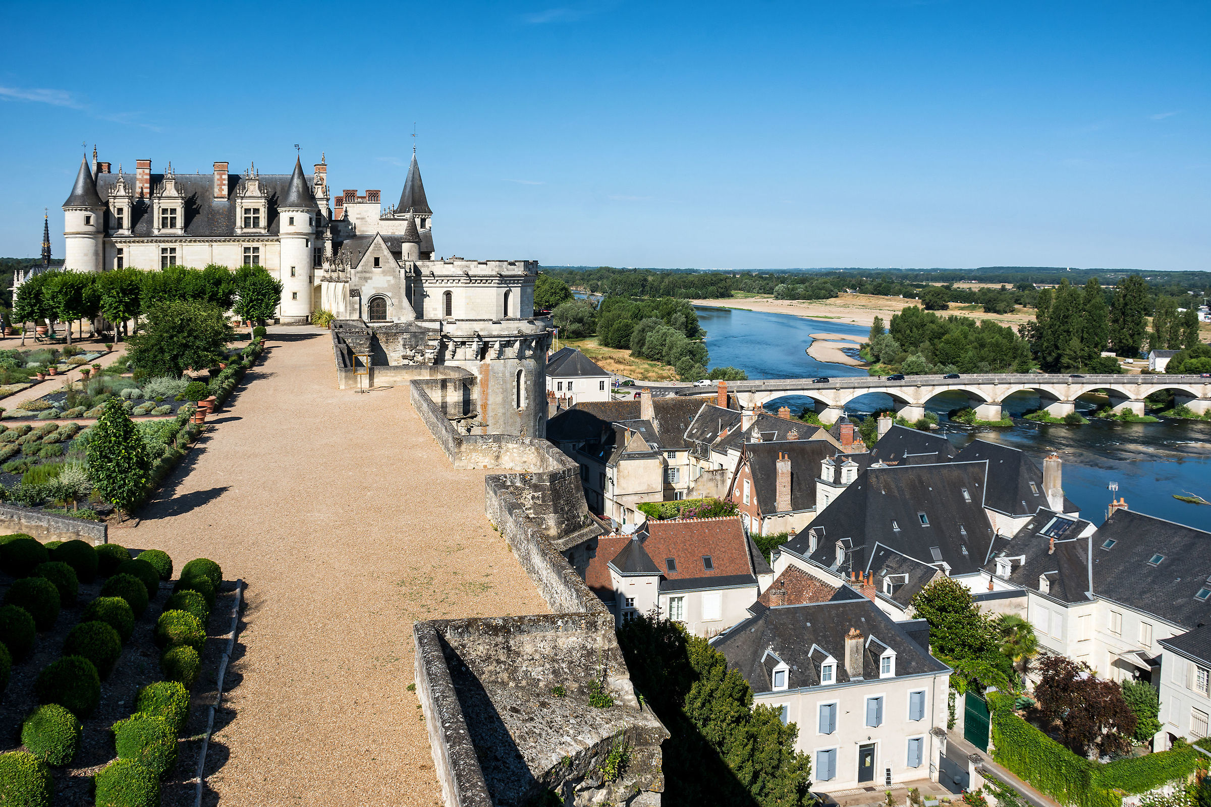 Château de Amboise et la Loire