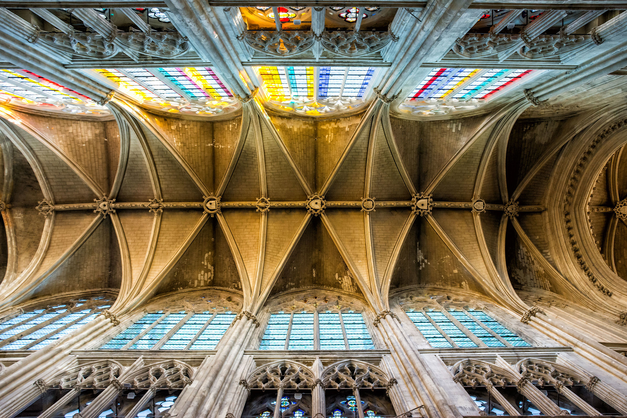 The vault of the cathedral of Tours