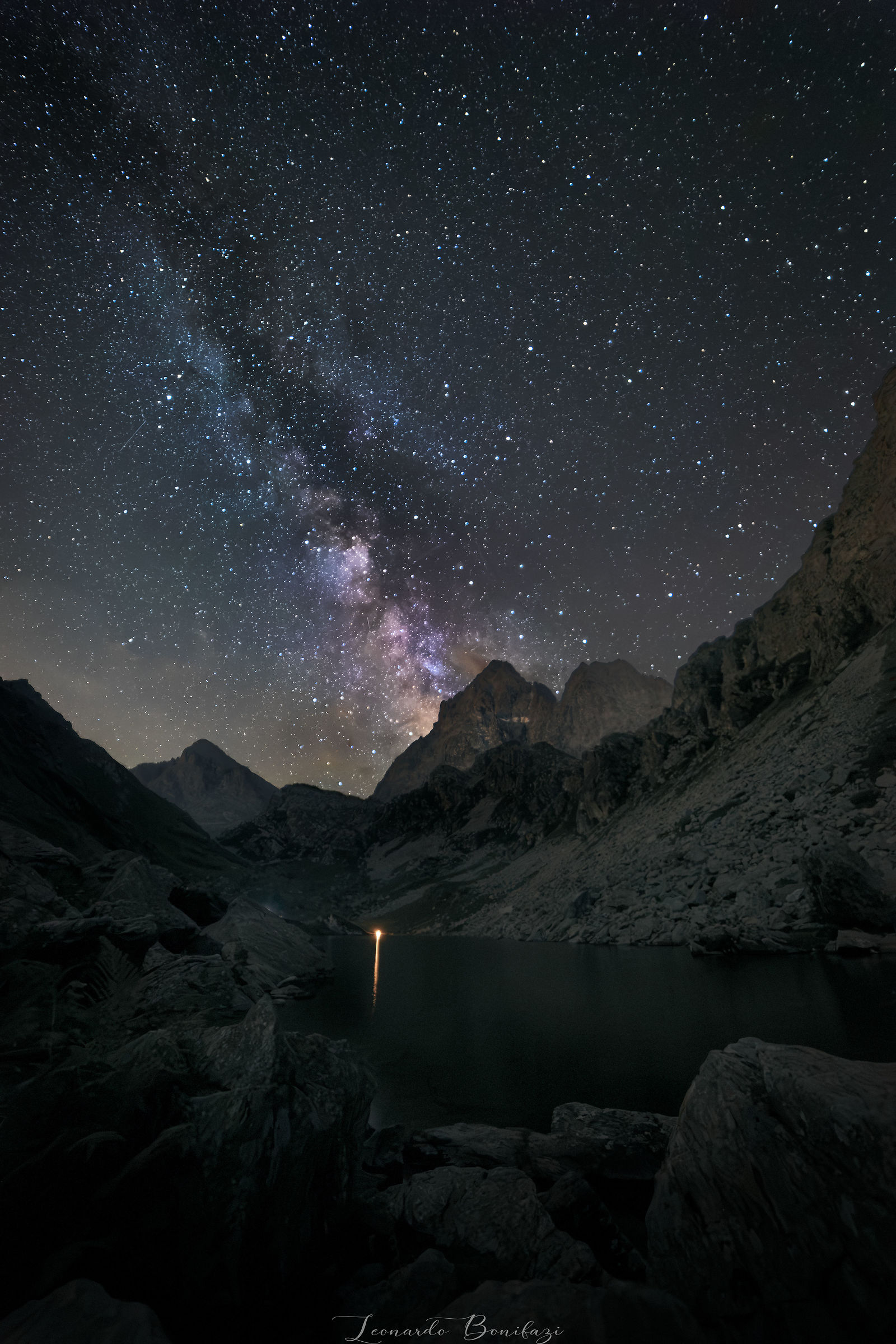Via Lattea e Monviso