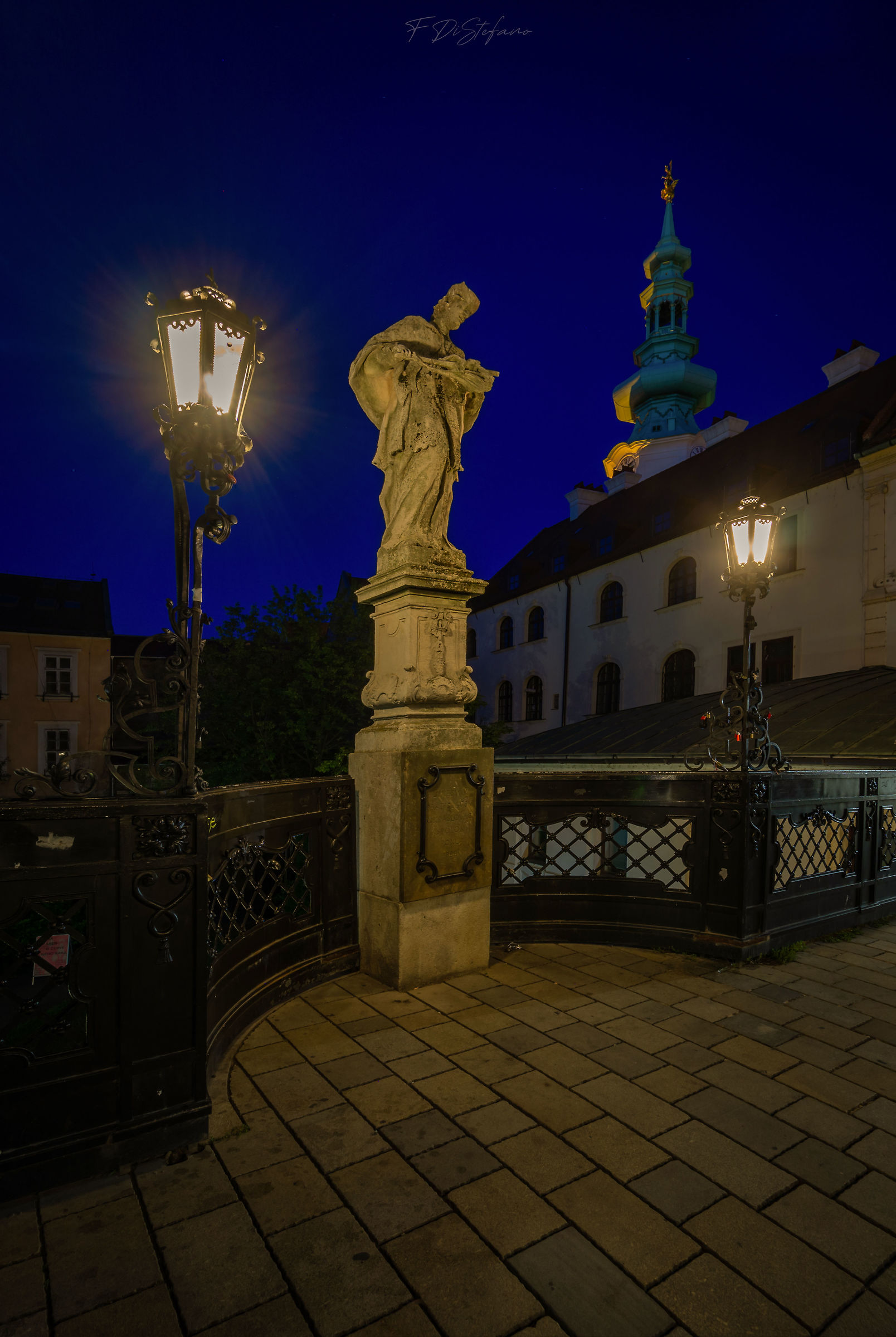 Bratislava blue hour