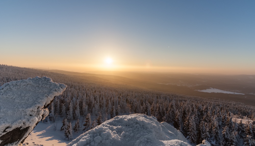 Wintersonne ?ber dem Harz